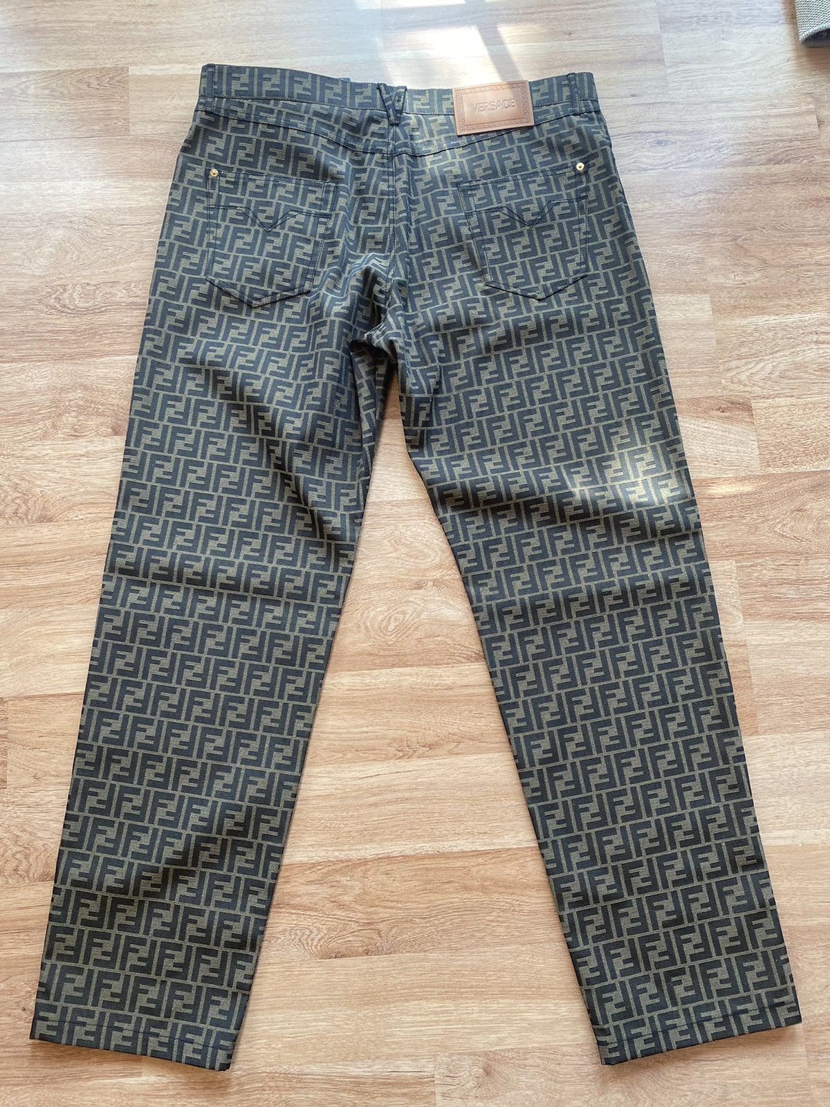 Fendi × Versace Fendi Versace FF woven pants Size US 40 / EU 56 - 5 Thumbnail