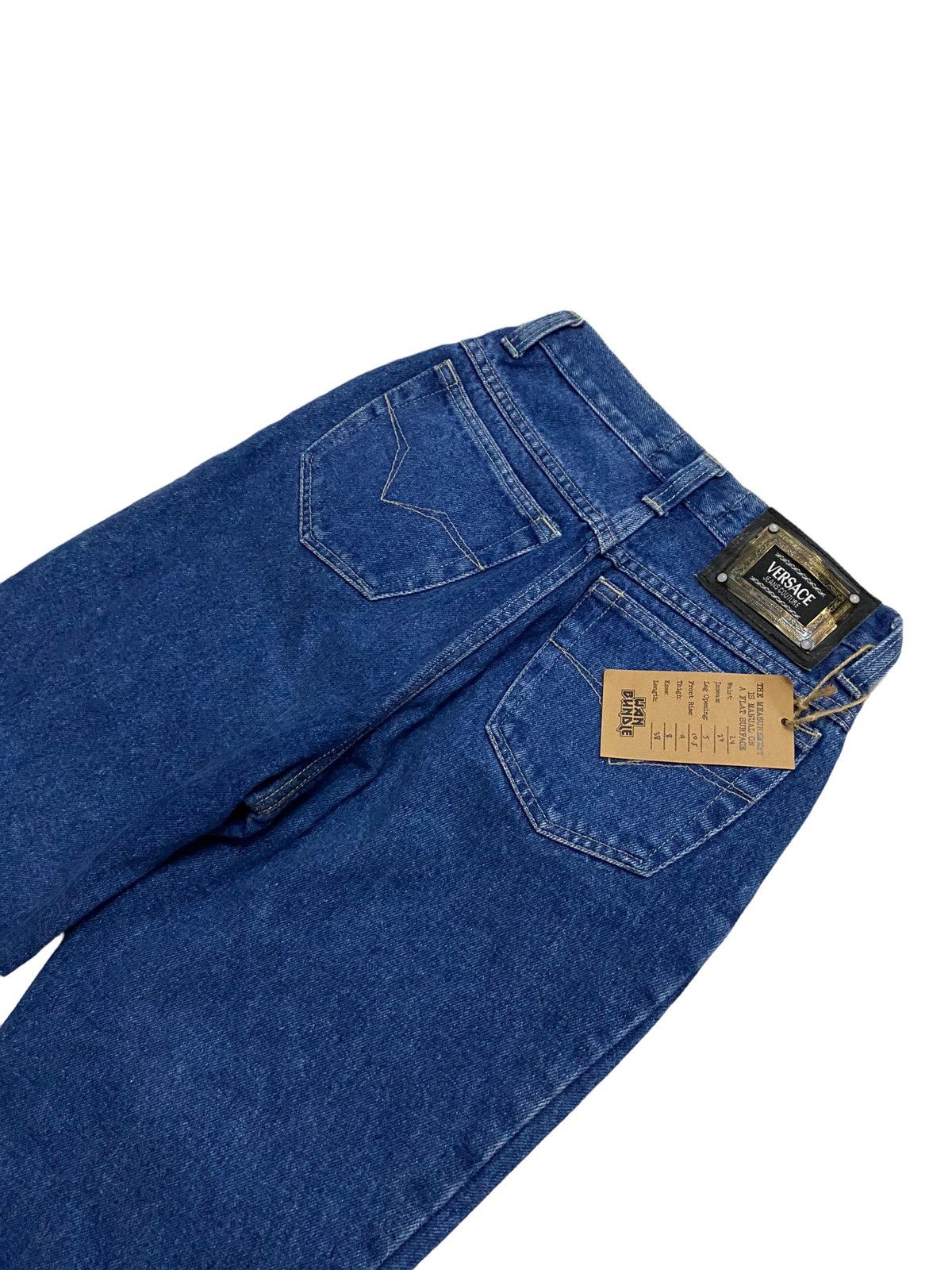 Versace Rare Vintage 90s Versace Jeans Denim Made In Italy Size 24" / US 00 / IT 34 - 8 Thumbnail