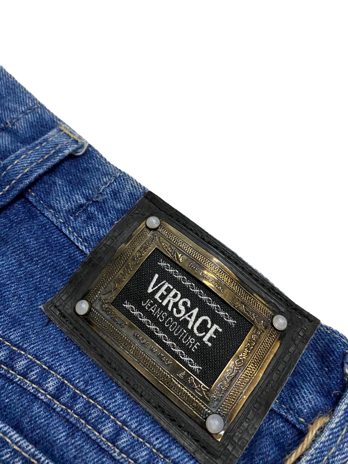 Versace Rare Vintage 90s Versace Jeans Denim Made In Italy Size 24" / US 00 / IT 34 - 9 Thumbnail