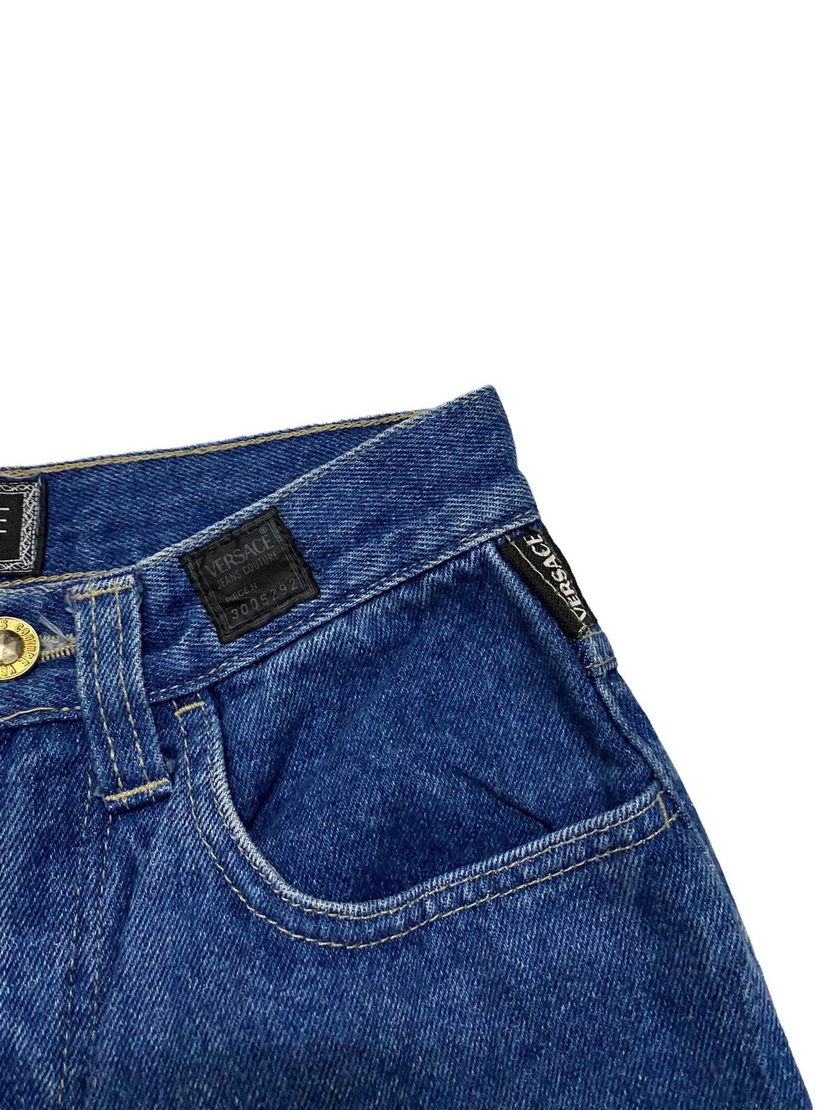 Versace Rare Vintage 90s Versace Jeans Denim Made In Italy Size 24" / US 00 / IT 34 - 4 Thumbnail
