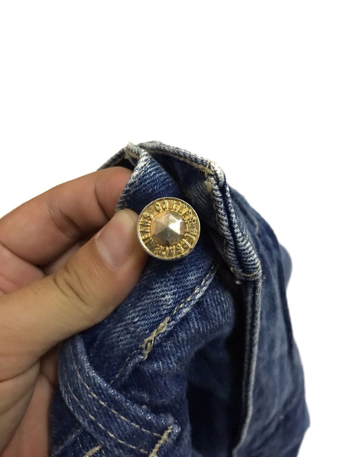 Versace Rare Vintage 90s Versace Jeans Denim Made In Italy Size 24" / US 00 / IT 34 - 5 Thumbnail