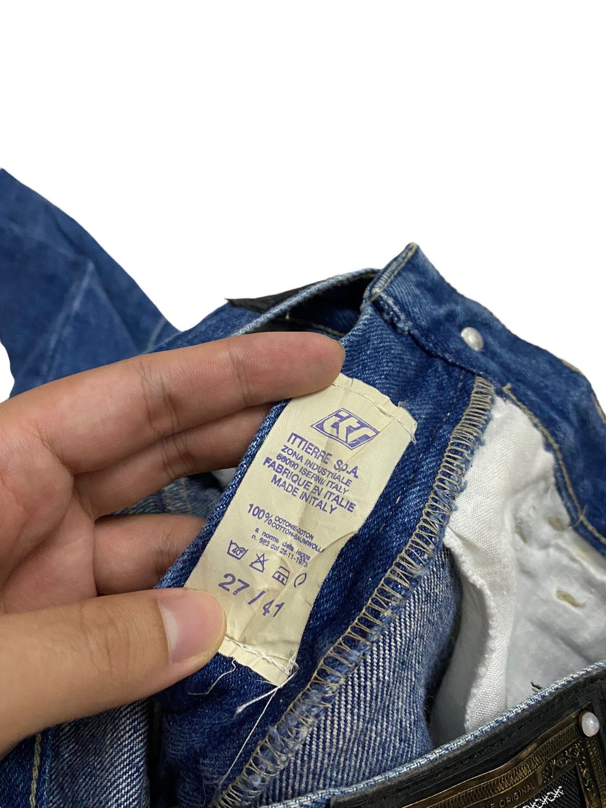 Versace Rare Vintage 90s Versace Jeans Denim Made In Italy Size 24" / US 00 / IT 34 - 11 Thumbnail