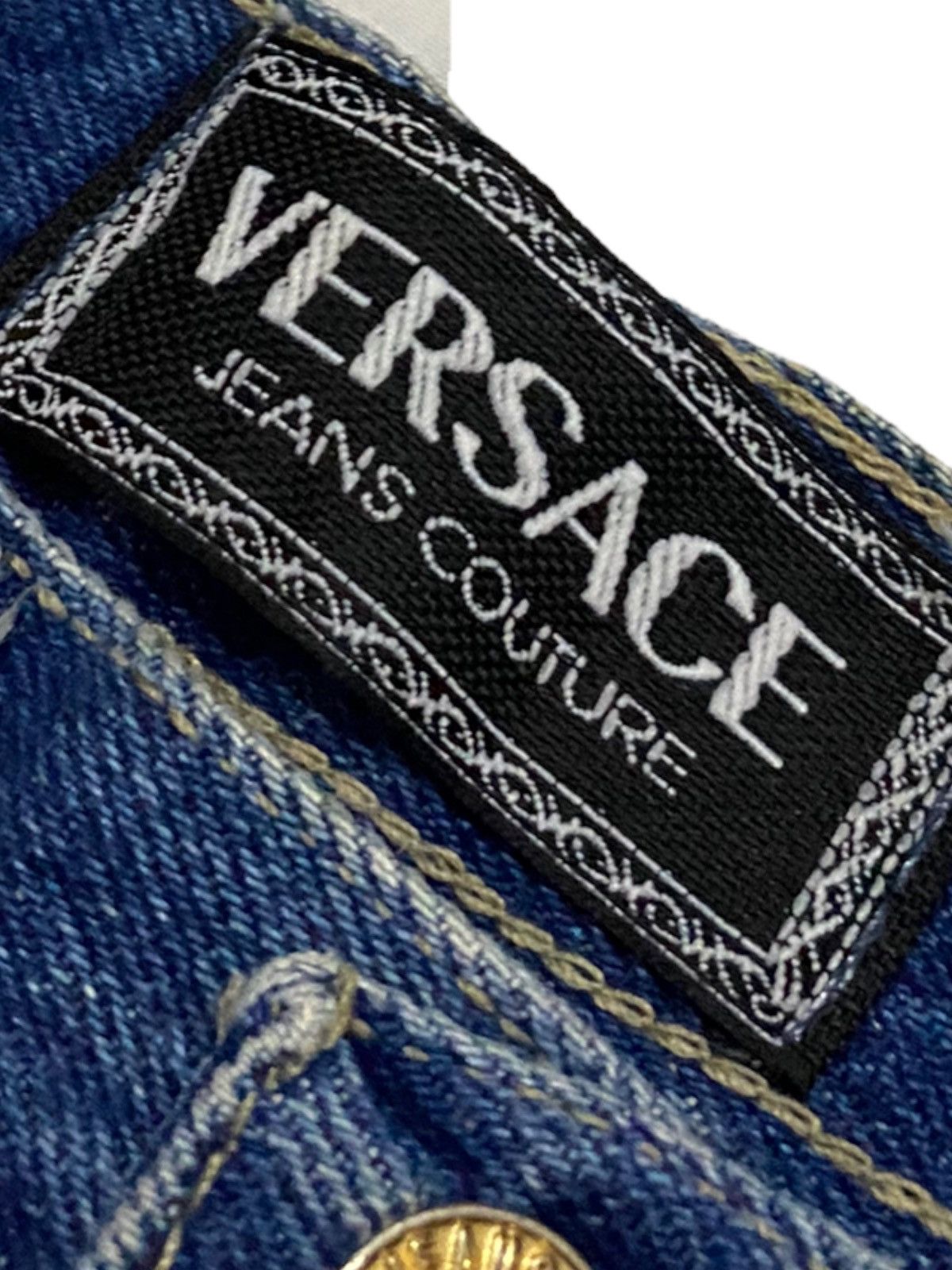 Versace Rare Vintage 90s Versace Jeans Denim Made In Italy Size 24" / US 00 / IT 34 - 6 Thumbnail