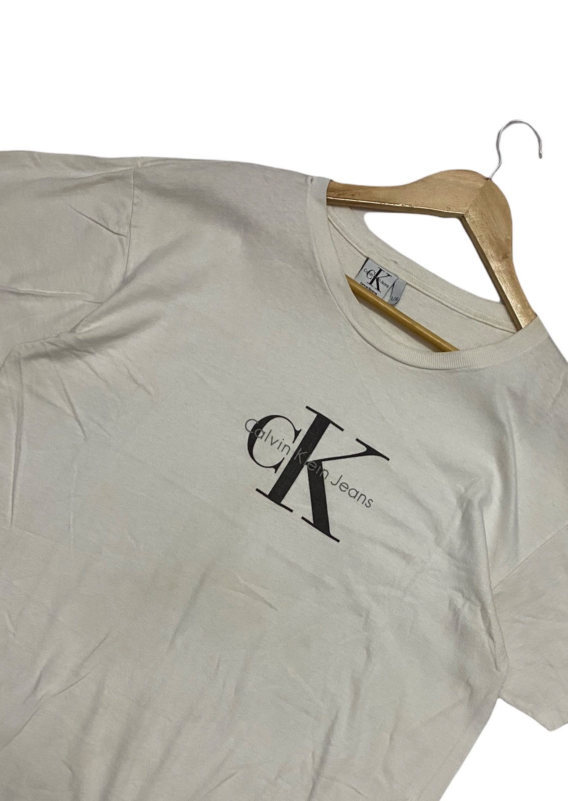 Calvin Klein Rare Vintage Calvin Klien Big Logo Shirt Made In USA Size US L / EU 52-54 / 3 - 5 Thumbnail