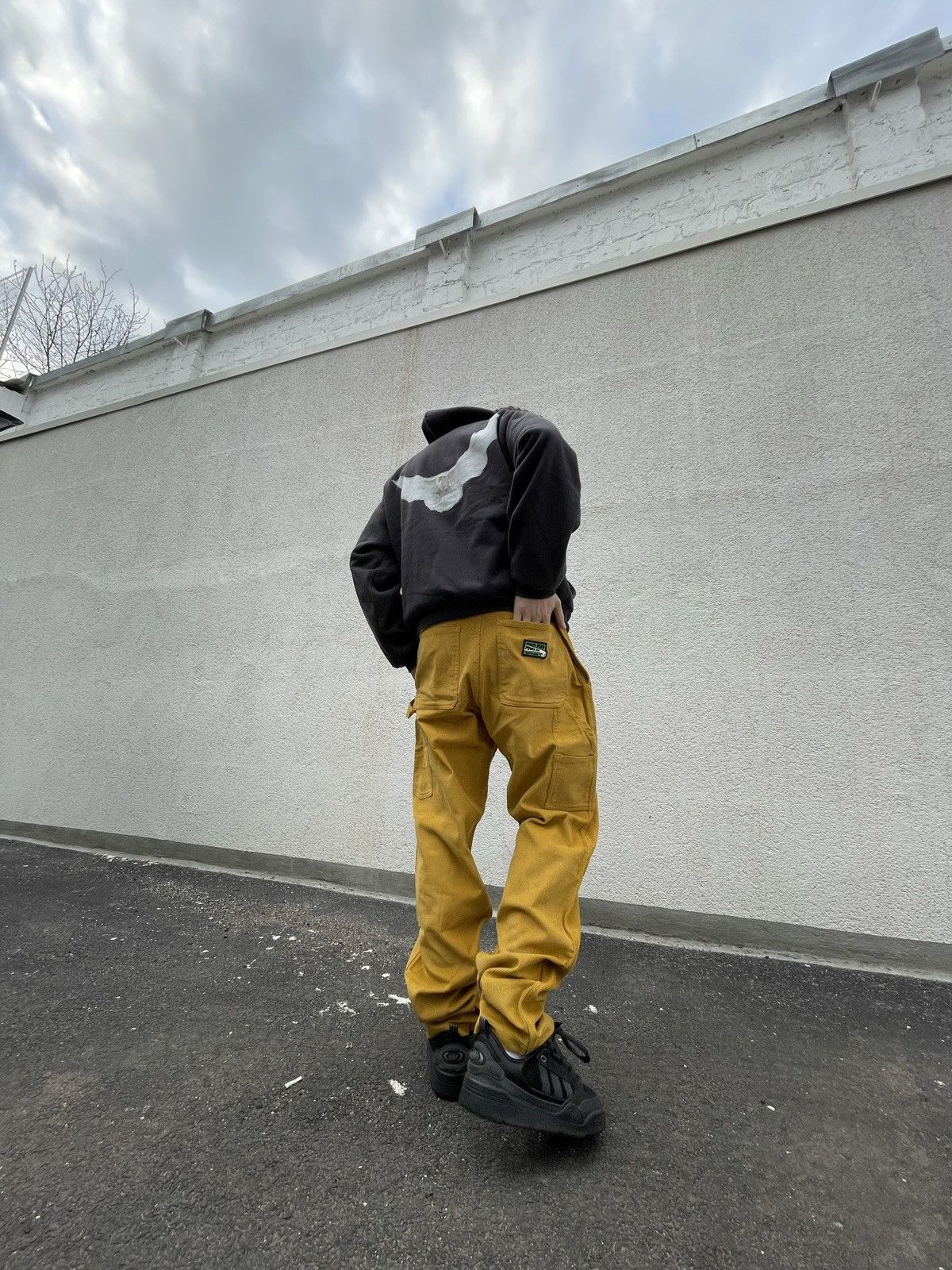 Brain Dead × Vintage Brain Dead corduroy carpenter pants yellow Size US 33 - 1 Thumbnail