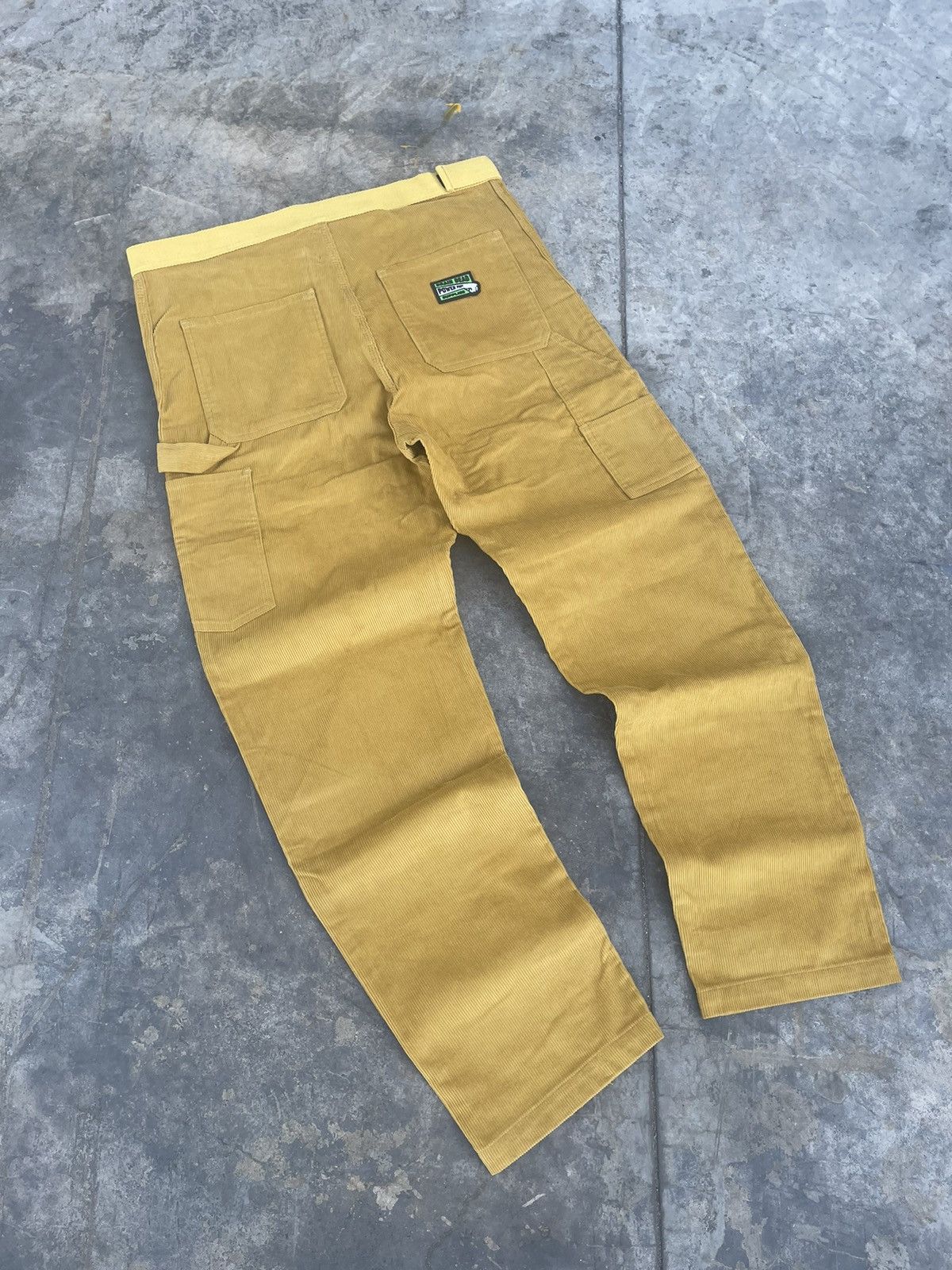 Brain Dead × Vintage Brain Dead corduroy carpenter pants yellow Size US 33 - 5 Thumbnail