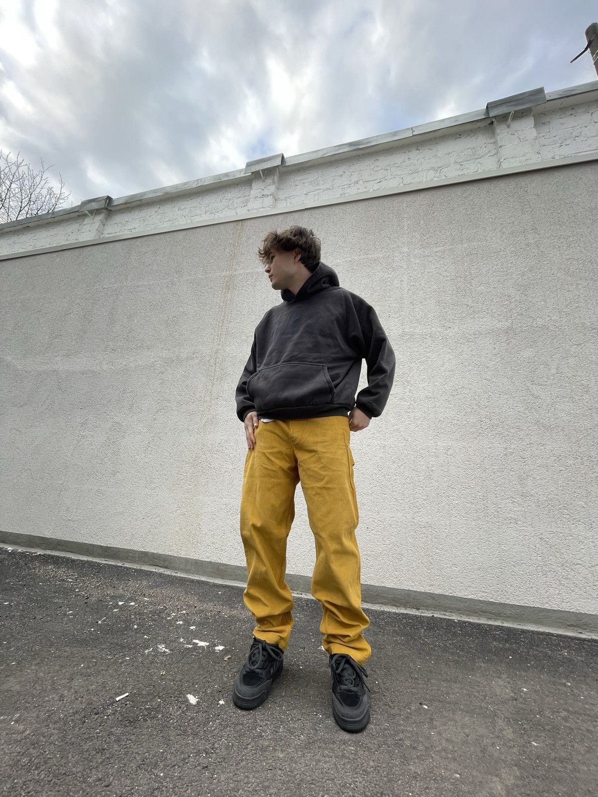 Brain Dead × Vintage Brain Dead corduroy carpenter pants yellow Size US 32 / EU 48 - 2 Thumbnail