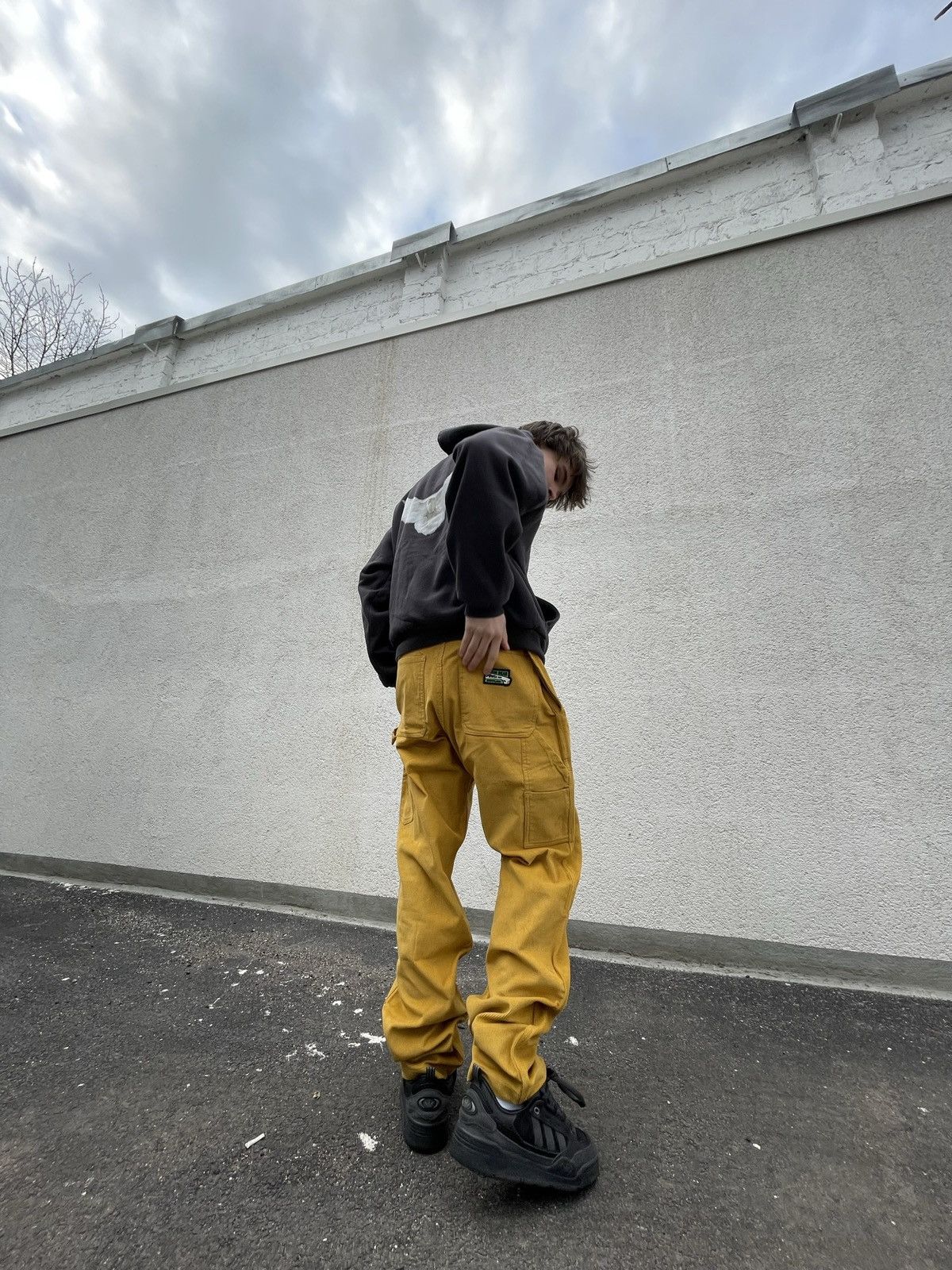 Brain Dead × Vintage Brain Dead corduroy carpenter pants yellow Size US 32 / EU 48 - 18 Thumbnail