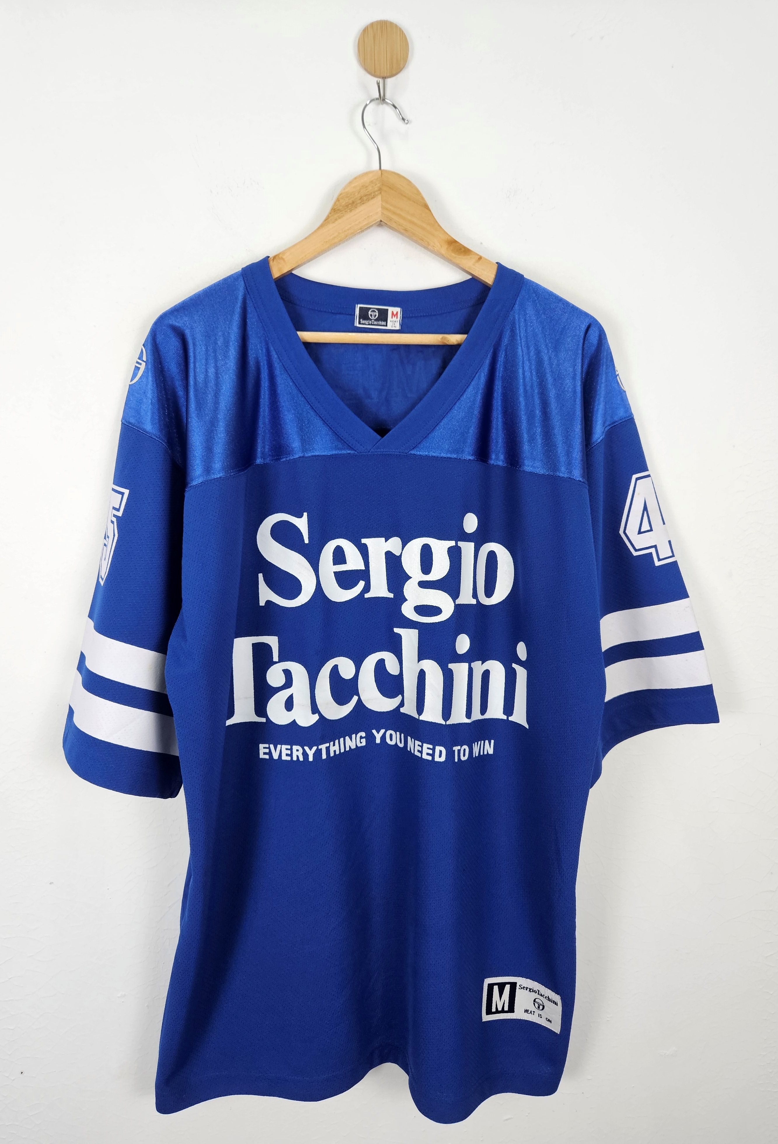 Sergio Tacchini Vintage Sergio Tacchini 90s Rugby Jersey Size US M / EU 48-50 / 2 - 1 Thumbnail