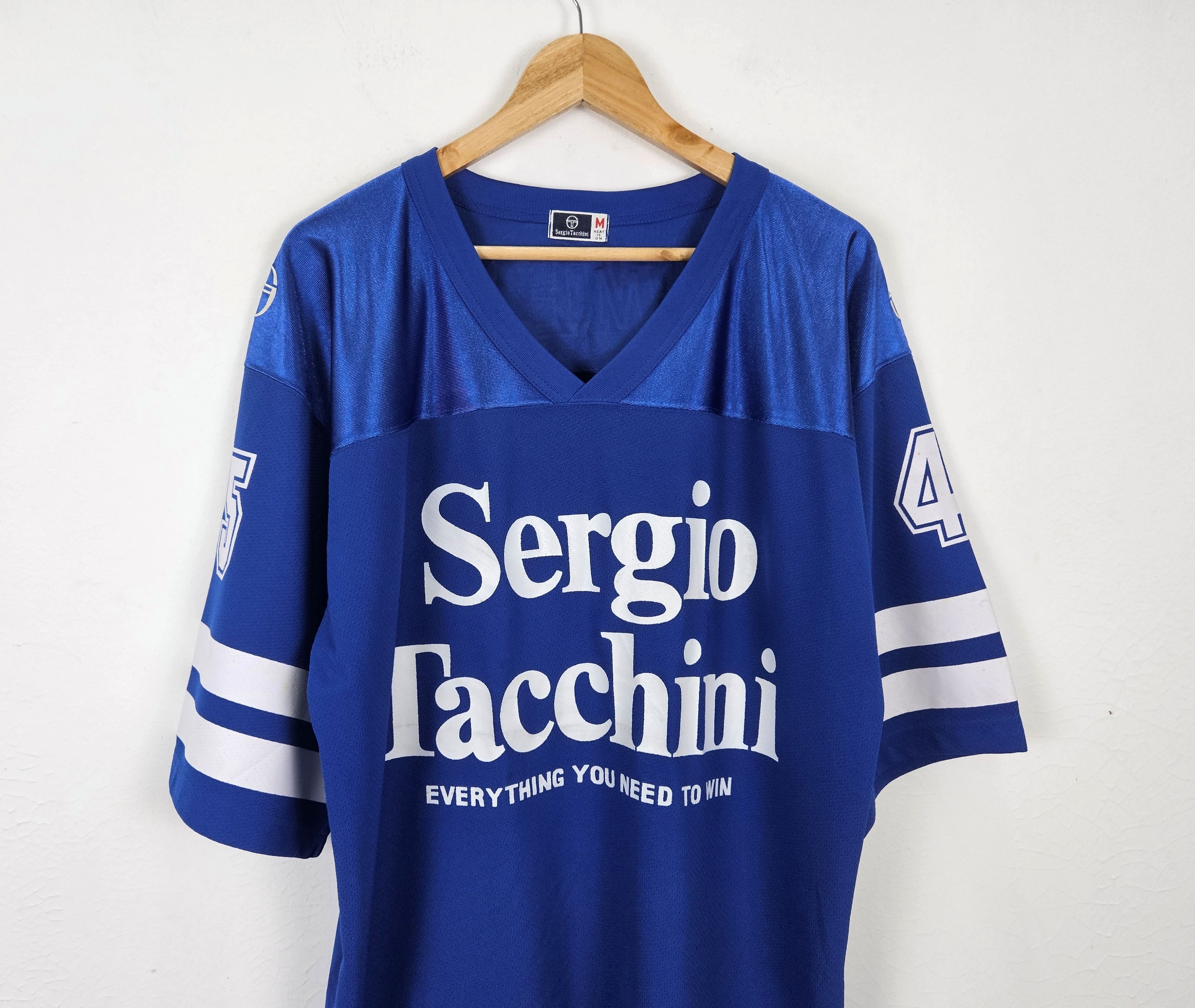 Sergio Tacchini Vintage Sergio Tacchini 90s Rugby Jersey Size US M / EU 48-50 / 2 - 3 Thumbnail