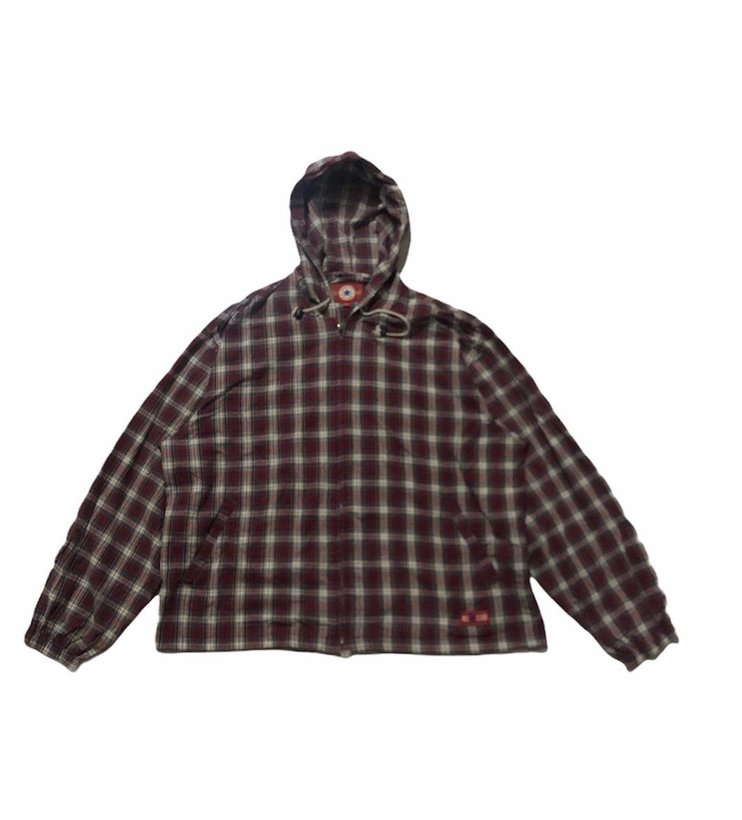 Converse × Vintage 🔥Converse Zipper Light Jacket With Hoodies Size US L / EU 52-54 / 3 - 1 Thumbnail