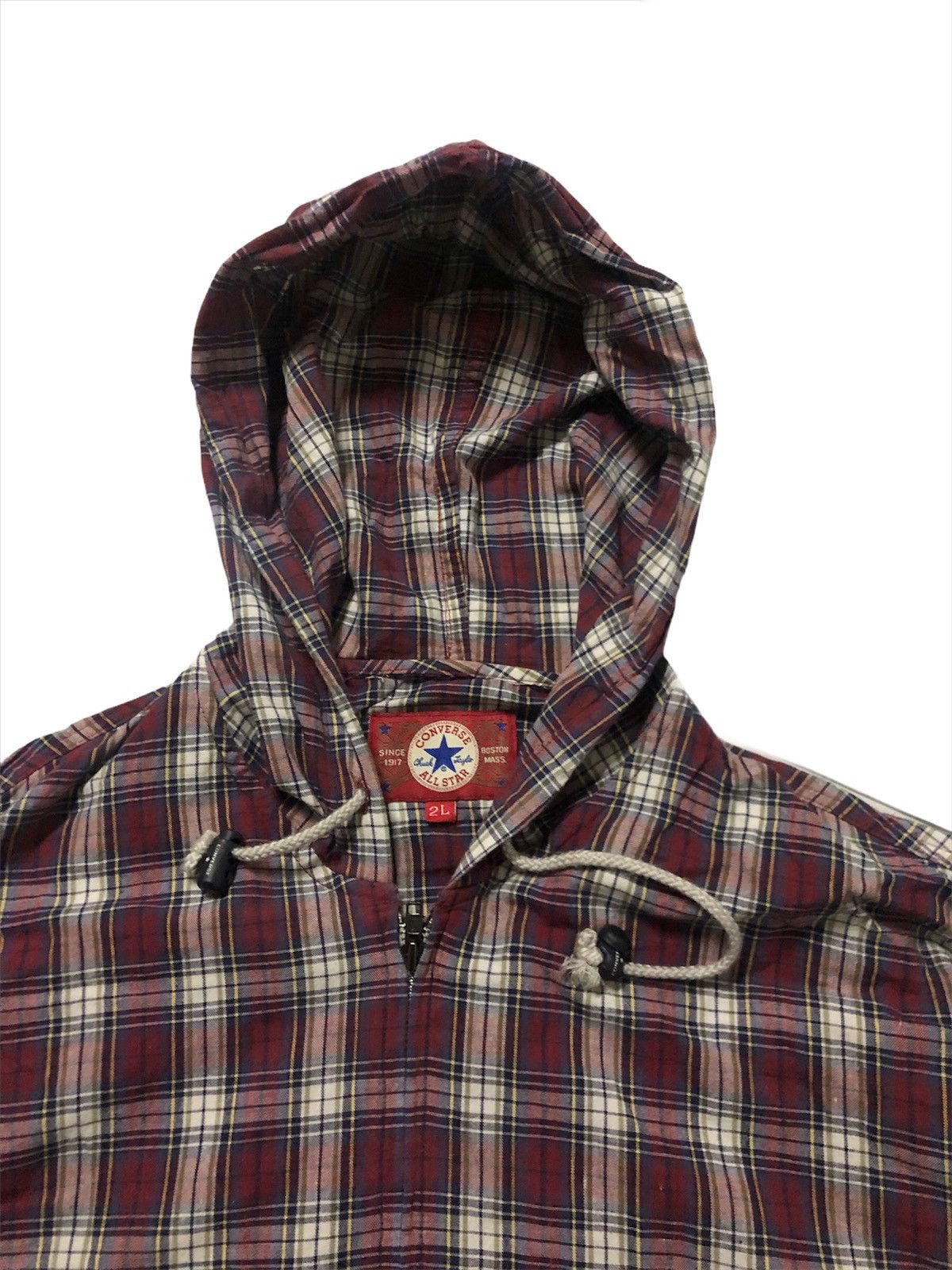 Converse × Vintage 🔥Converse Zipper Light Jacket With Hoodies Size US L / EU 52-54 / 3 - 5 Thumbnail