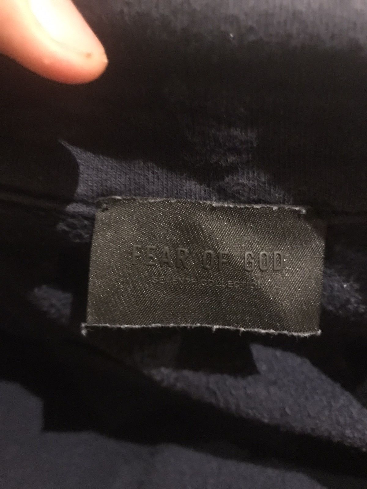Fear of God Fear of god 7th collection navy trucker jacket Size US M / EU 48-50 / 2 - 3 Thumbnail