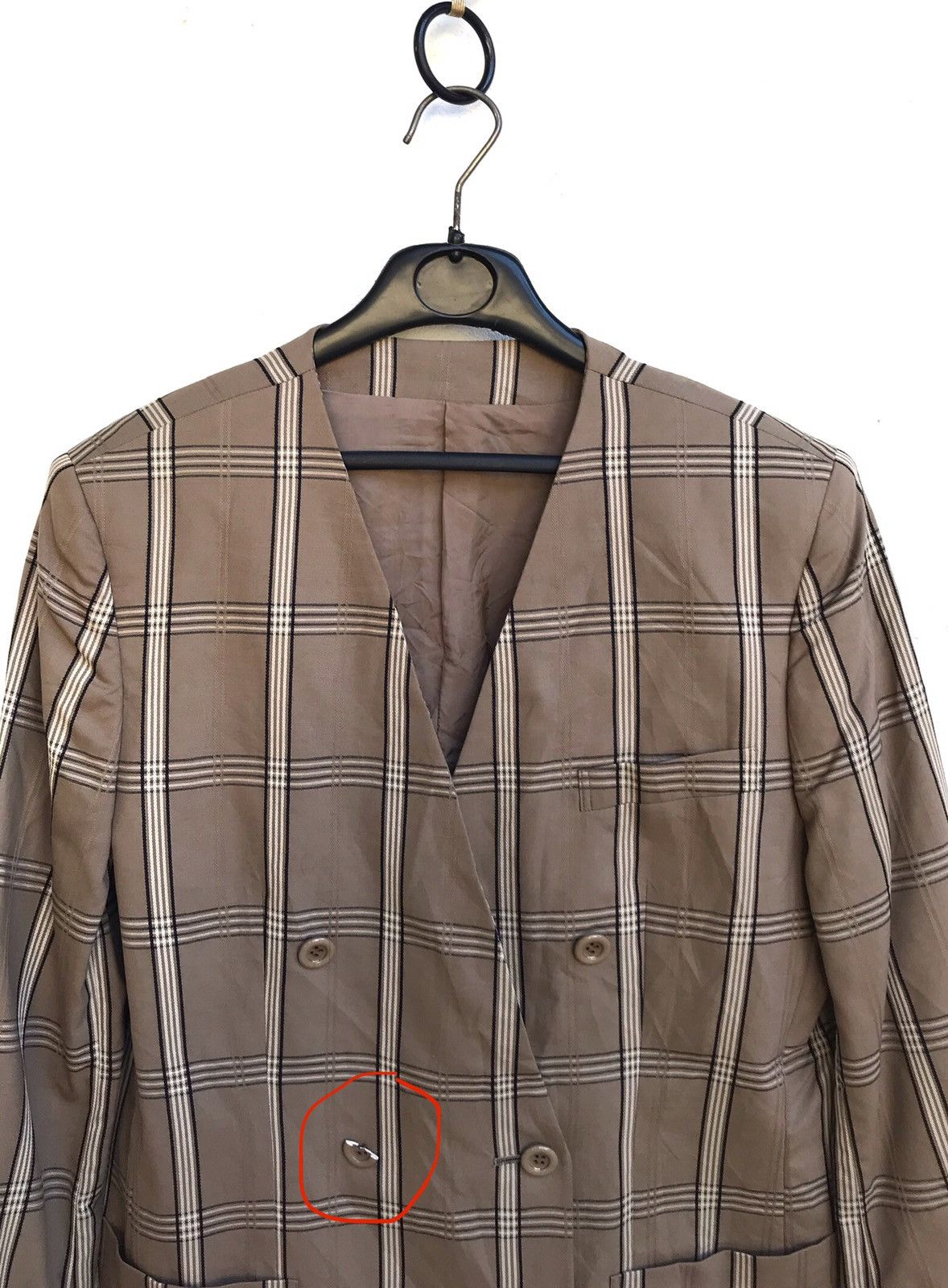 Burberry 🔥Burberry Rare V Neck Relaxing Jacket Size S / US 4 / IT 40 - 3 Thumbnail