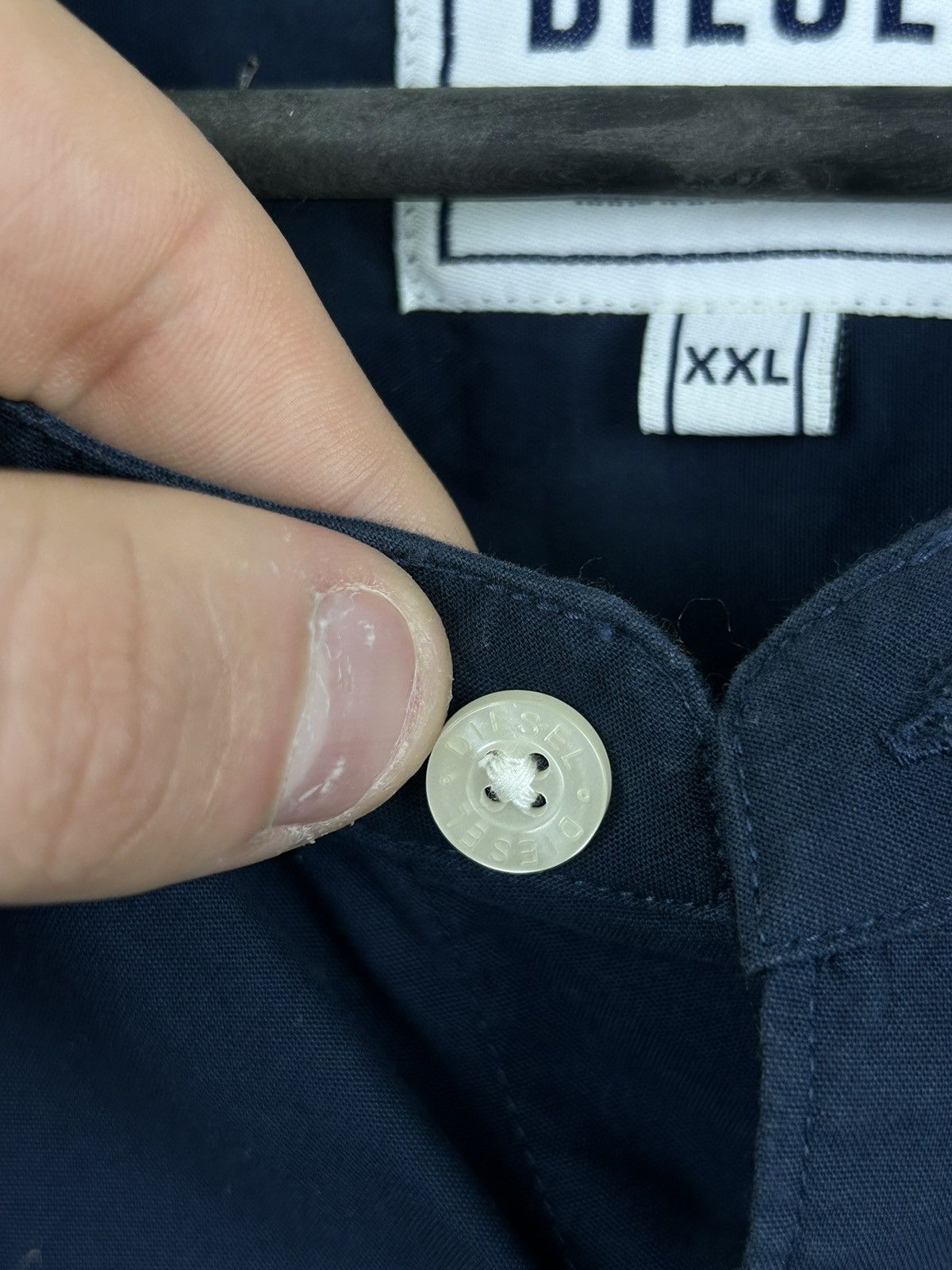 Diesel × Vintage Mens Vintage Diesel Shirts button up streetwear luxury y2k Size US XL / EU 56 / 4 - 4 Thumbnail
