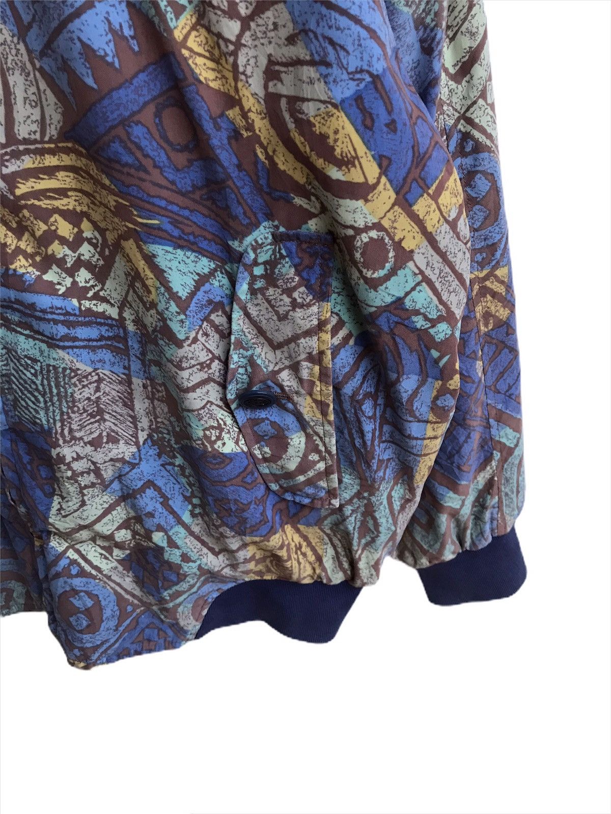 Vintage 🔥Indian Brand Rare Pattern Art Print Styles Jacket Size US L / EU 52-54 / 3 - 4 Thumbnail