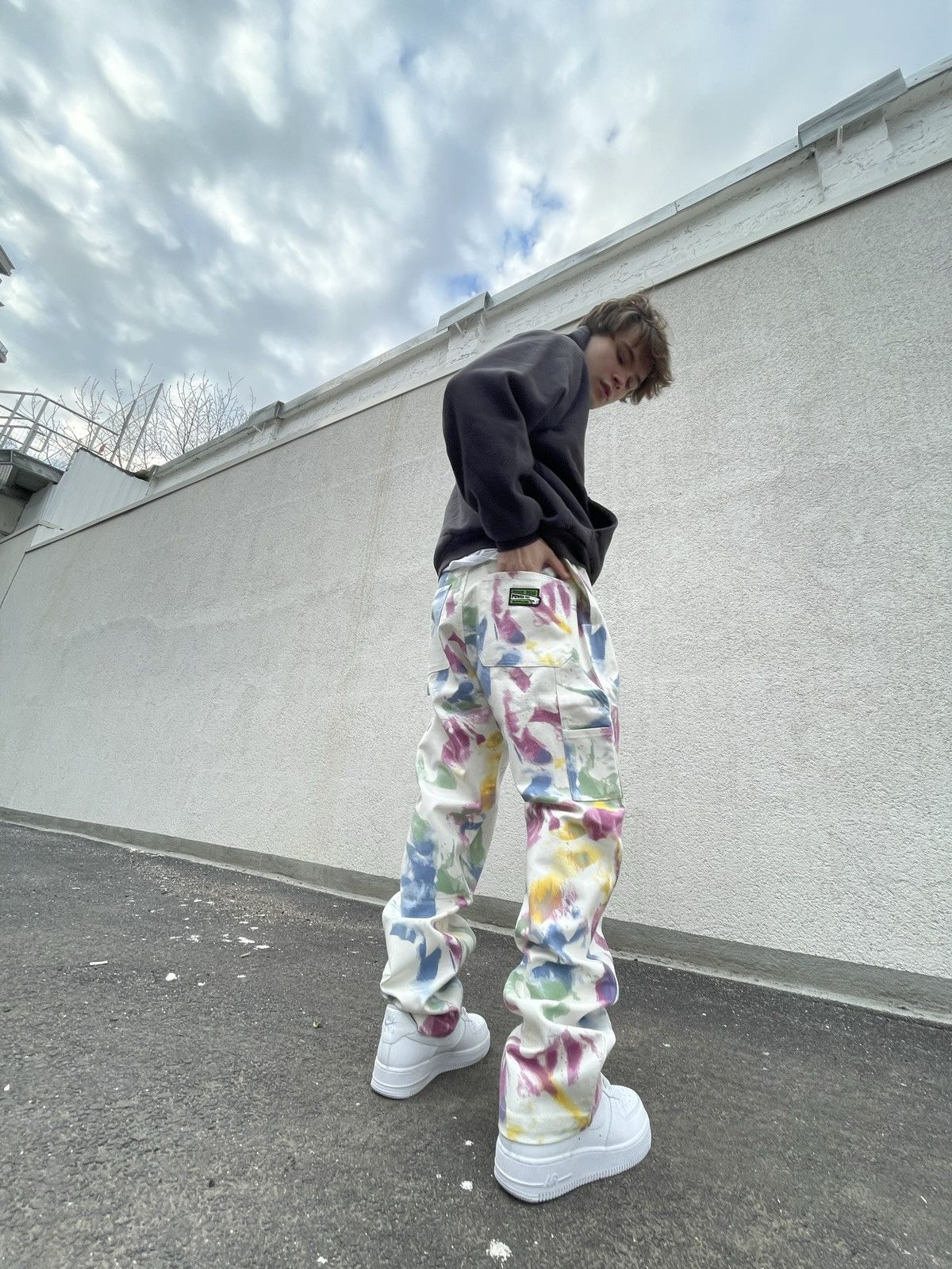 Brain Dead Brain Dead carpenter pants dry pigment dye dyed Size US 33 - 12 Thumbnail