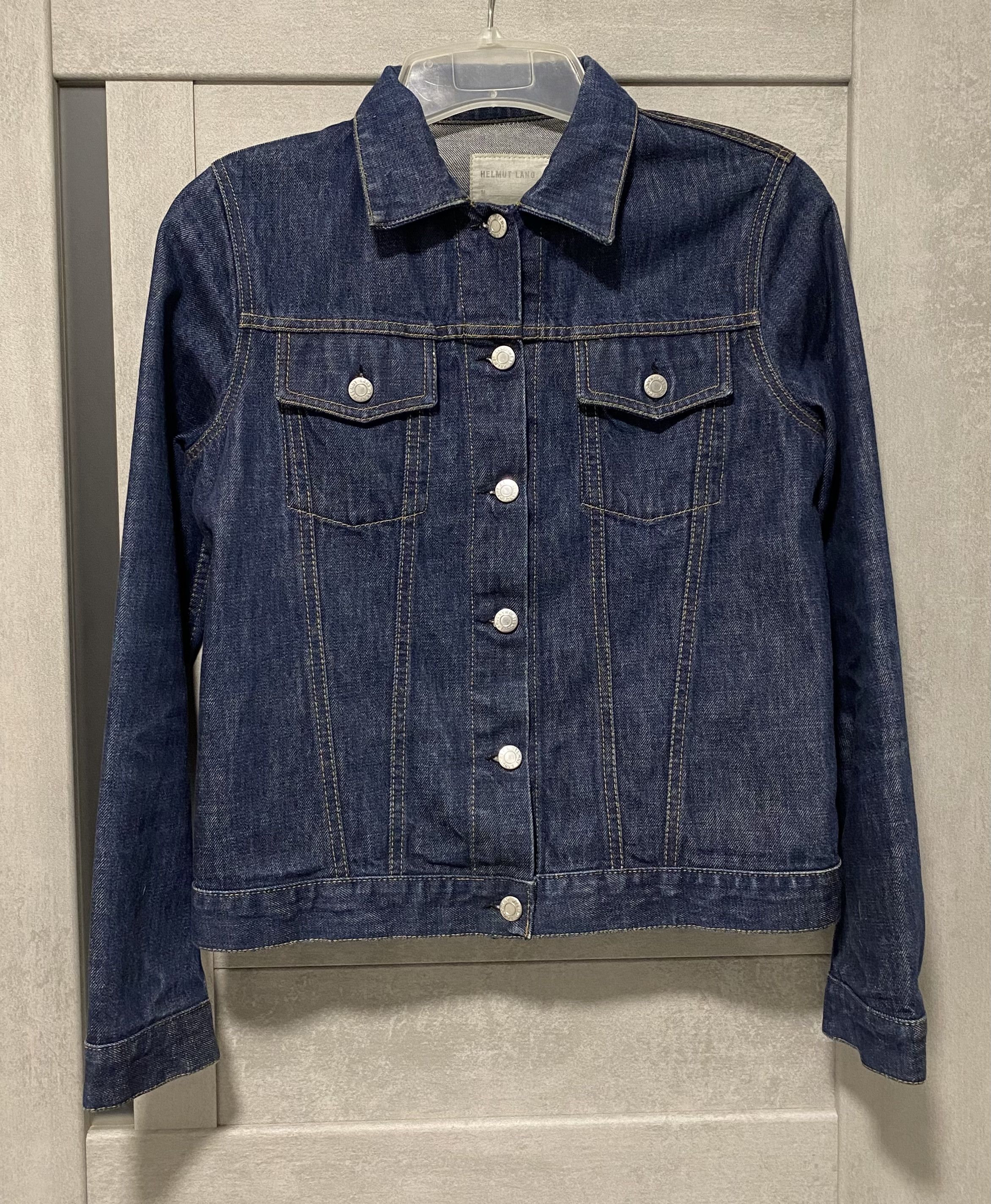 Helmut Lang Helmut Lang navy denim jacket women's Size M / US 6-8 / IT 42-44 - 1 Thumbnail