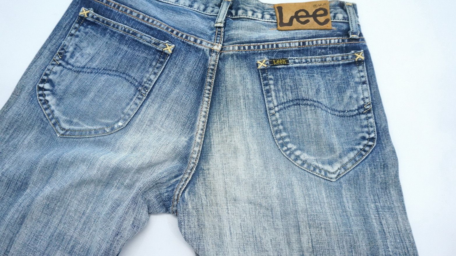 Dope 90s LEE RIDERS ✅ Vintage Soft Stripe Distressed Jeans