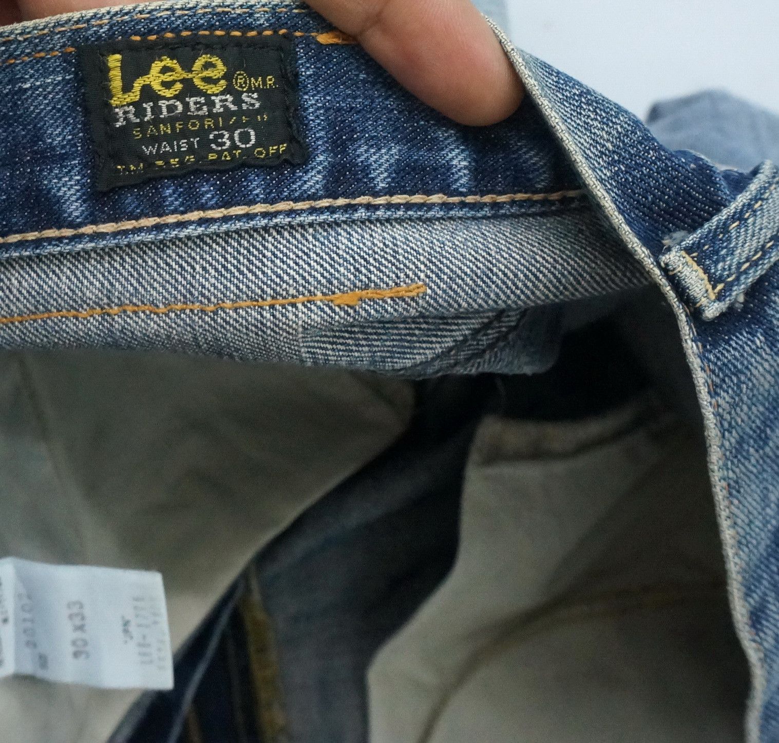 Dope 90s LEE RIDERS ✅ Vintage Soft Stripe Distressed Jeans