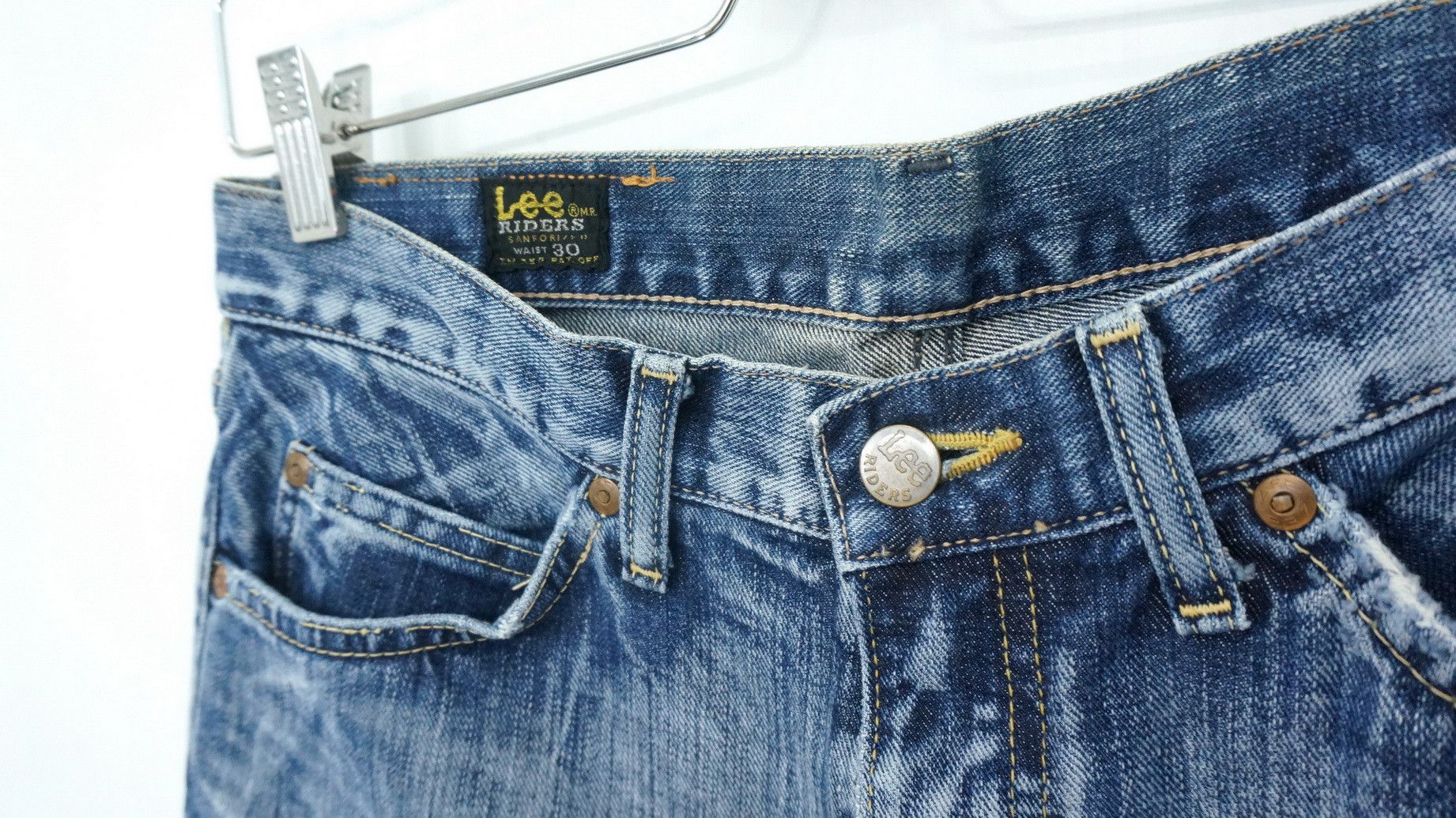 Dope 90s LEE RIDERS ✅ Vintage Soft Stripe Distressed Jeans