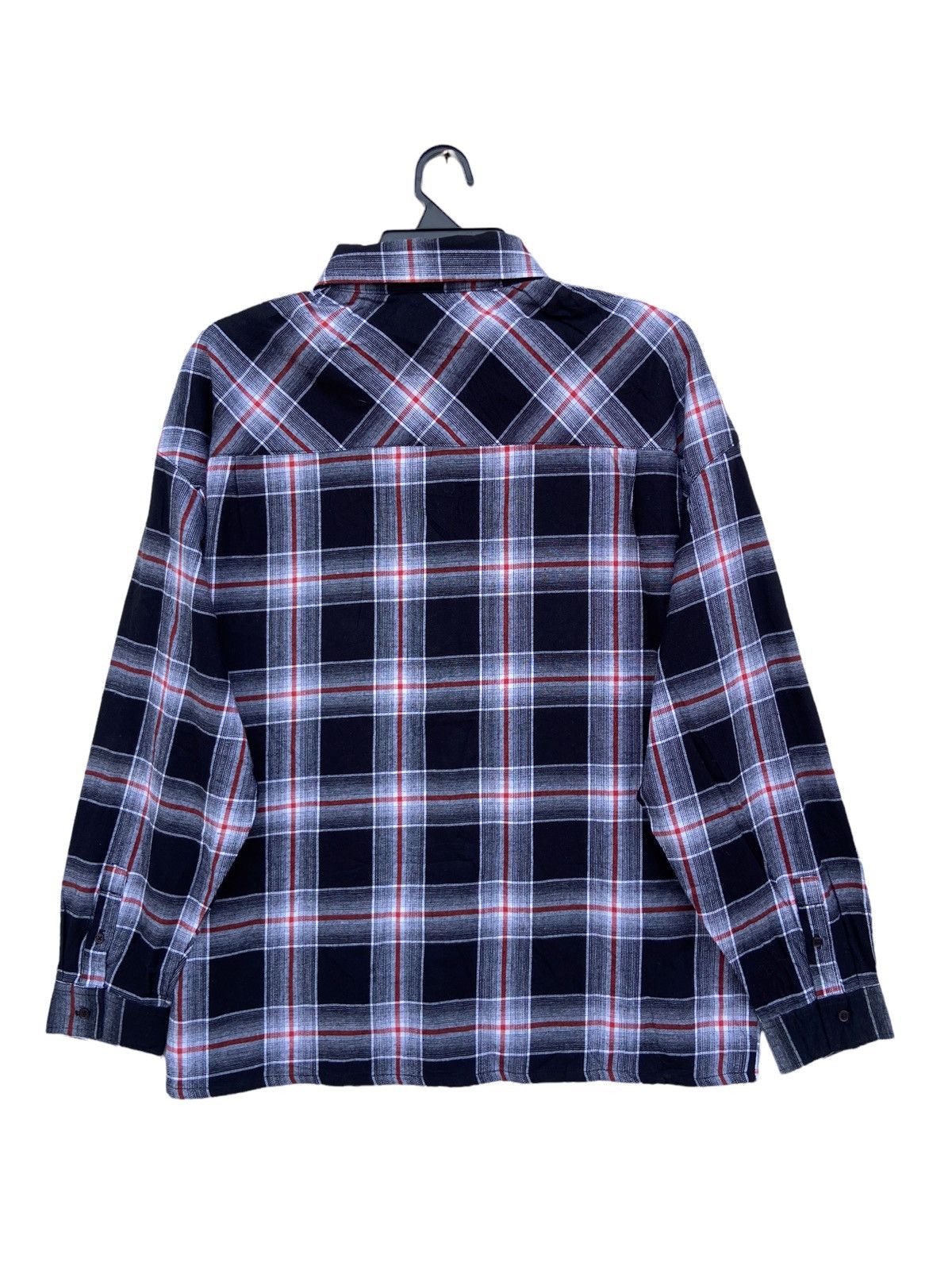 Japanese Brand Lui’s Shadow Plaid Flanel Size US L / EU 52-54 / 3 - 2 Thumbnail
