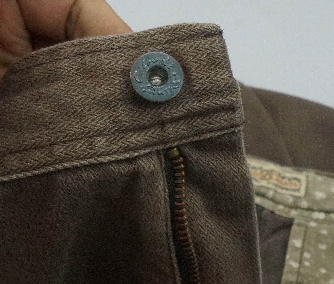 Japanese Brand 🔥 SUNNY CLOUD Vintage Herringbone Faded Brown Cargo Pants Size US 30 / EU 46 - 22 Thumbnail