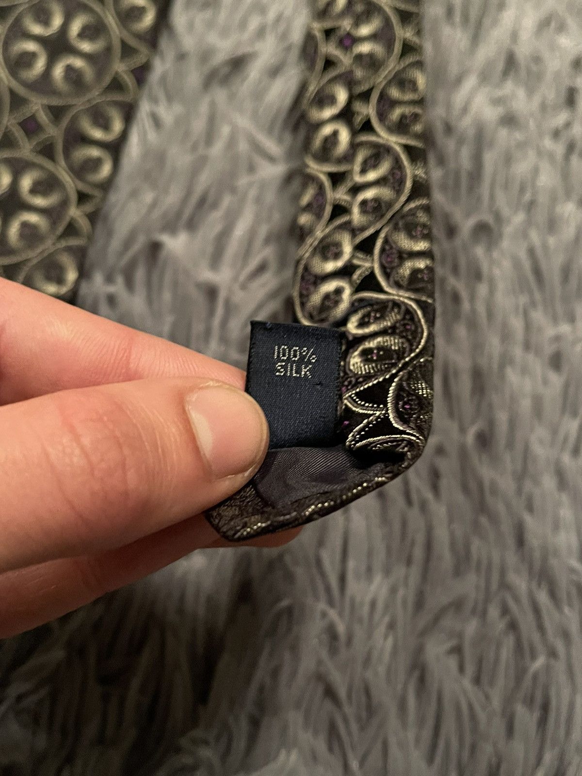 Polo Ralph Lauren × Ralph Lauren × Vintage Polo Ralph Lauren 90s vintage handmade silk tie Size ONE SIZE - 4 Thumbnail