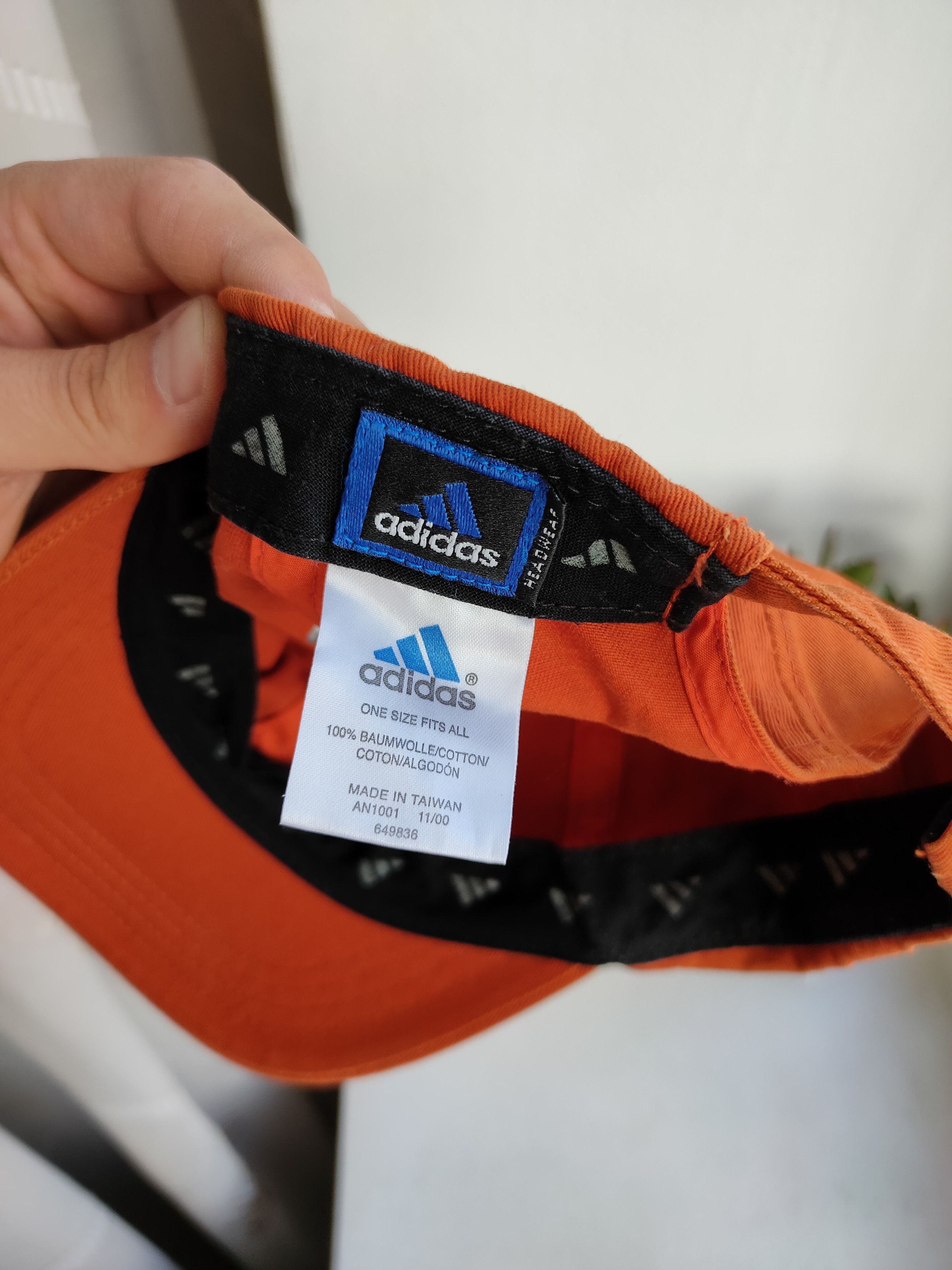 Adidas Adidas Y2K Vintage Orange Cap Hat Streetwear 90s Size ONE SIZE - 6 Thumbnail