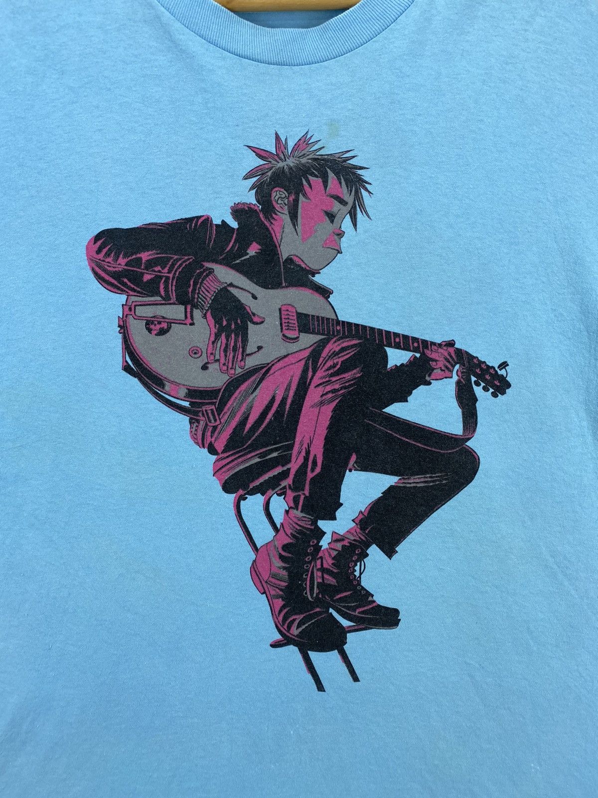 Band Tees Vintage Y2K Gorillaz Guitarist Punk Rock Band Tees T Shirts Size US XL / EU 56 / 4 - 5 Thumbnail