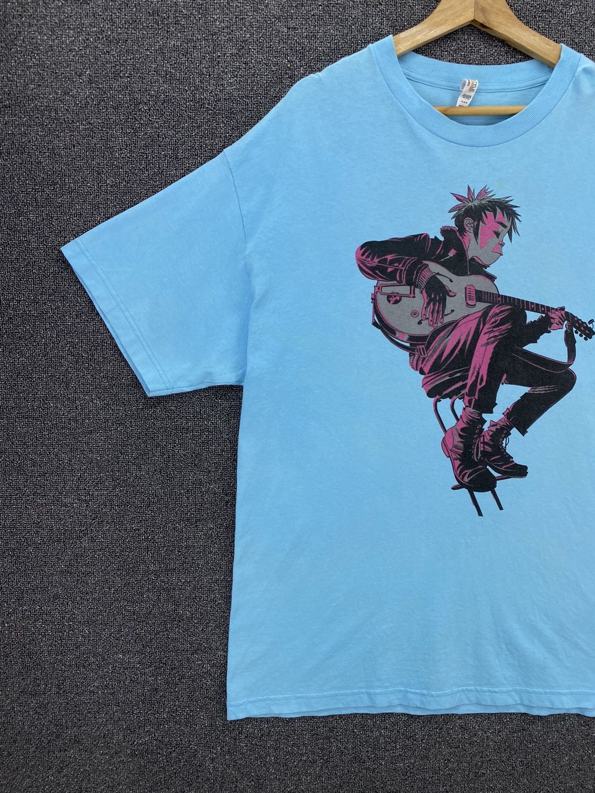 Band Tees Vintage Y2K Gorillaz Guitarist Punk Rock Band Tees T Shirts Size US XL / EU 56 / 4 - 3 Thumbnail