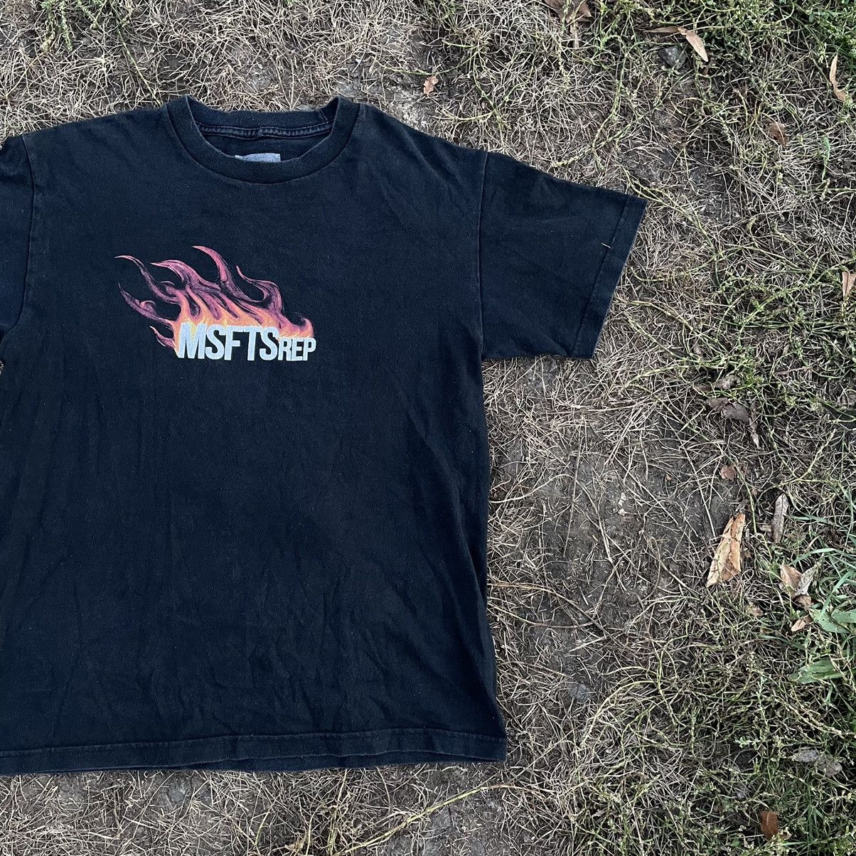 Vintage Vintage Y2K Faded “ Misfits Fire Logo Horror “ Homor Tee Size US L / EU 52-54 / 3 - 2 Thumbnail
