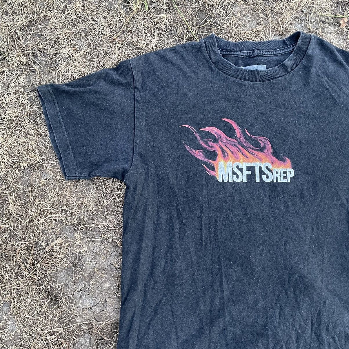 Vintage Vintage Y2K Faded “ Misfits Fire Logo Horror “ Homor Tee Size US L / EU 52-54 / 3 - 3 Thumbnail