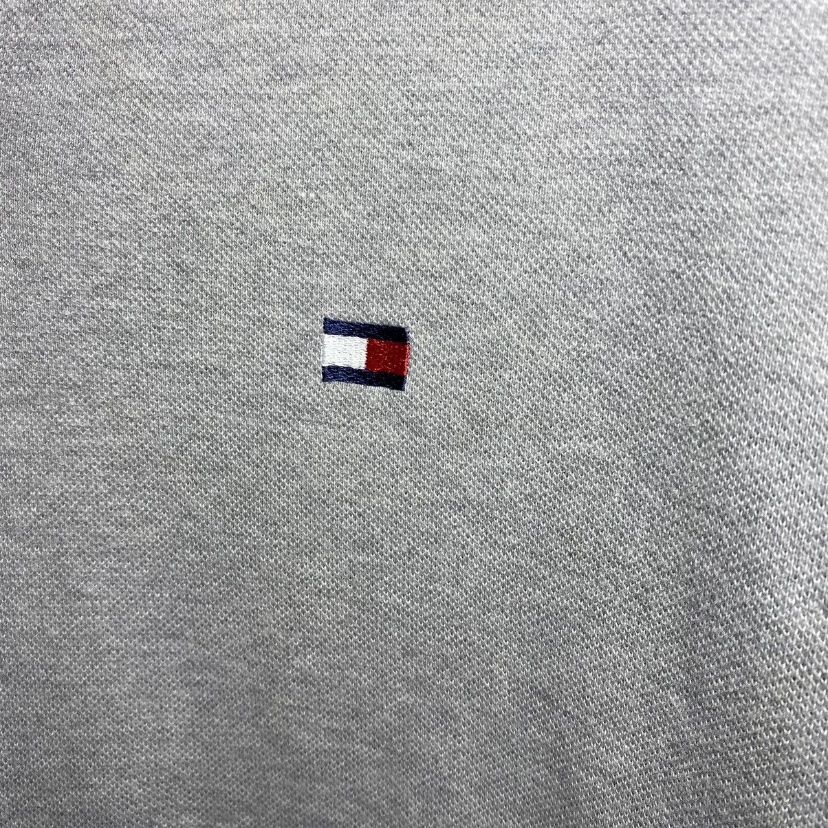 Tommy Hilfiger Tommy Hilfigure Chest Logo Gray Embroidered Polo Shirt Sz XL Size US XL / EU 56 / 4 - 3 Thumbnail
