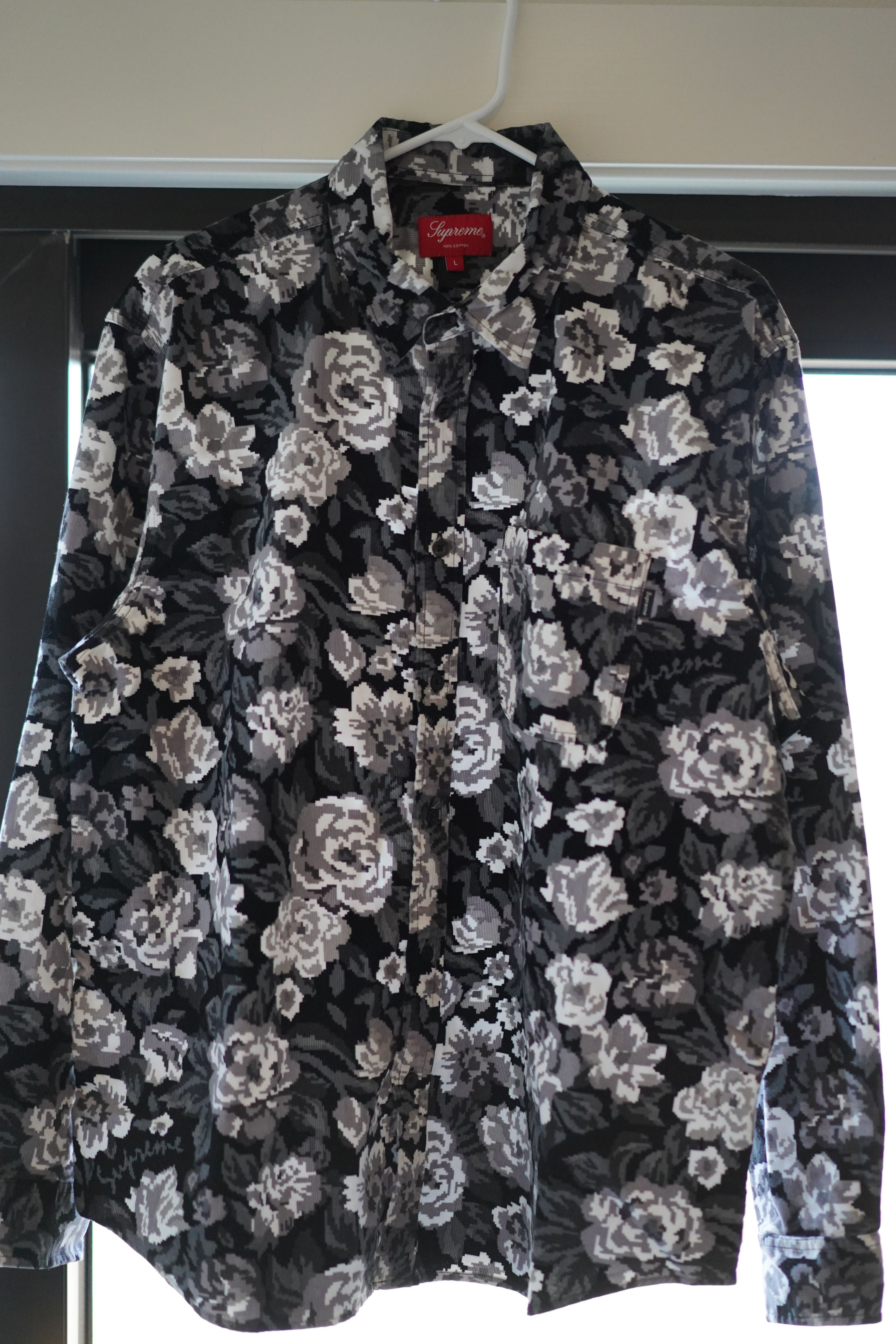 Supreme Supreme Digi Floral Corduroy Shirt | Grailed