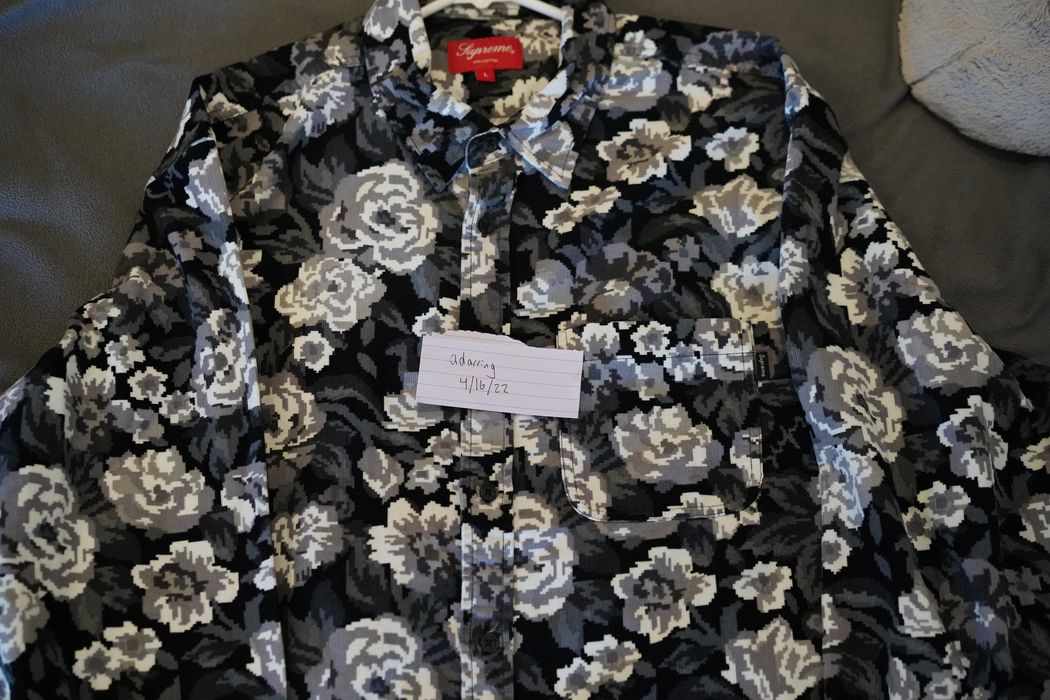 Supreme Supreme Digi Floral Corduroy Shirt | Grailed