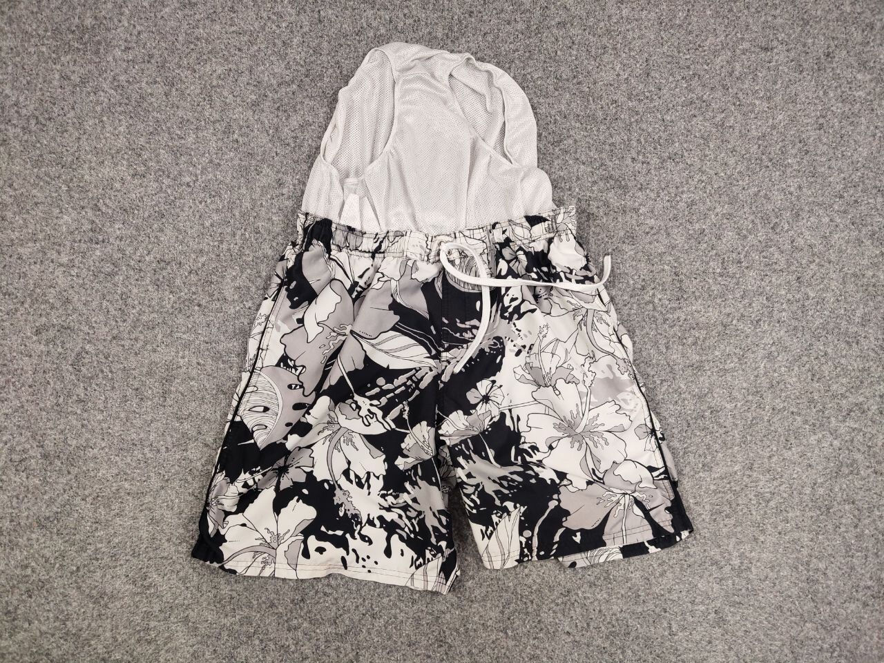 Nike Vintage 90's Nike Casual Polyester Multi logo Flowers Shorts Size US 36 / EU 52 - 12 Thumbnail