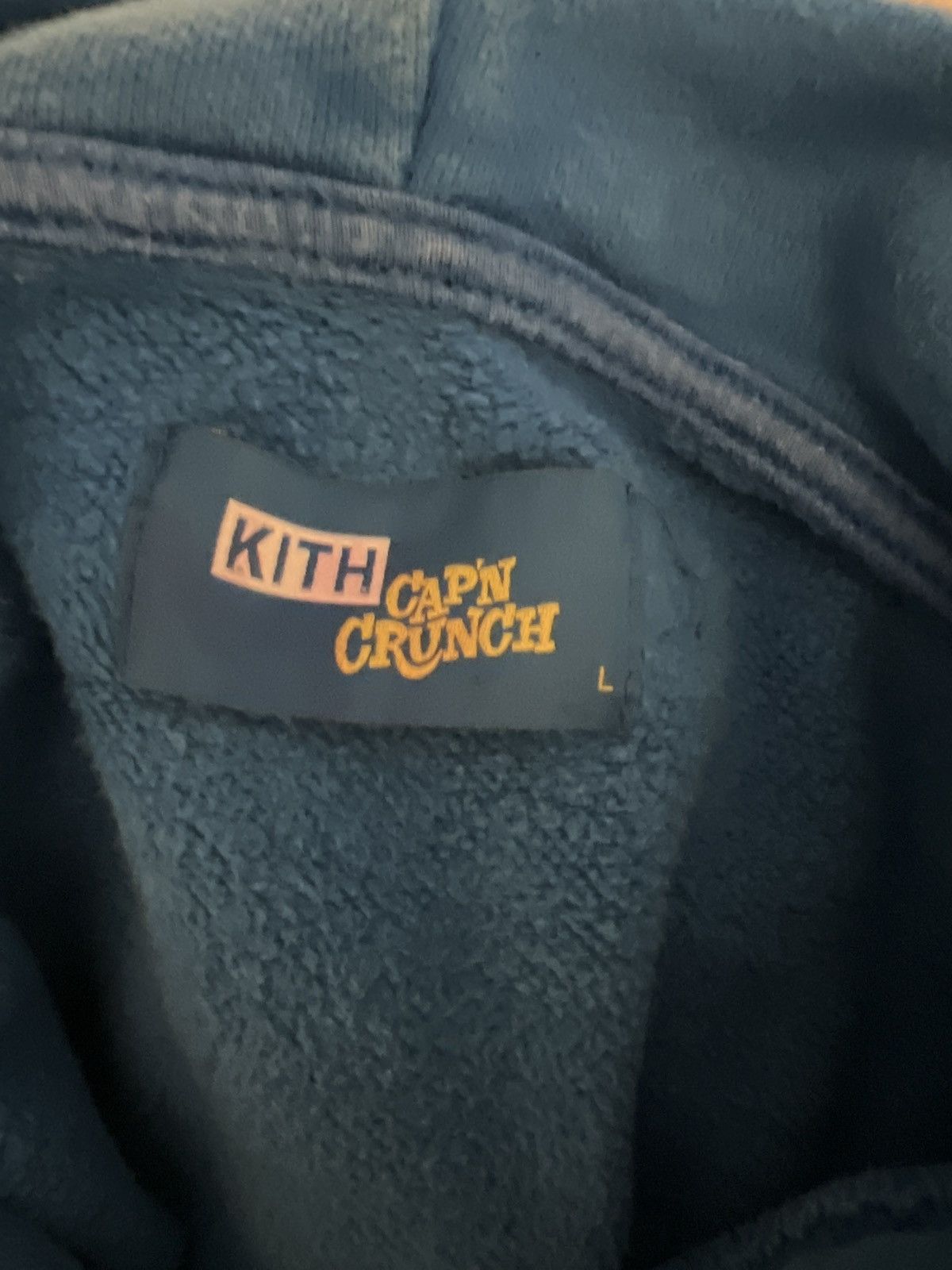 Kith Cap'n crunch navy applique hoodie newest sweatshirt