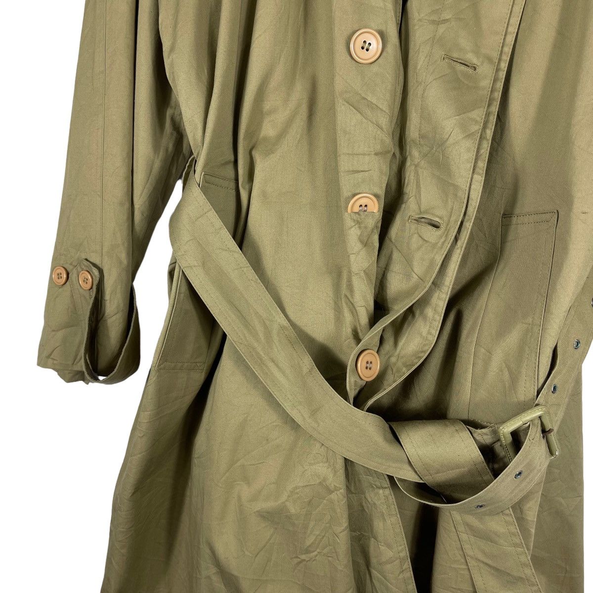 Vintage × Yves Saint Laurent Vintage Yves Saint Laurent Long Jacket Trench Coat Size US L / EU 52-54 / 3 - 9 Thumbnail