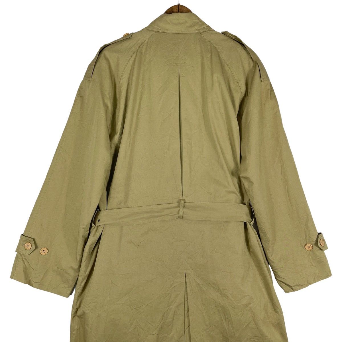 Vintage × Yves Saint Laurent Vintage Yves Saint Laurent Long Jacket Trench Coat Size US L / EU 52-54 / 3 - 11 Thumbnail