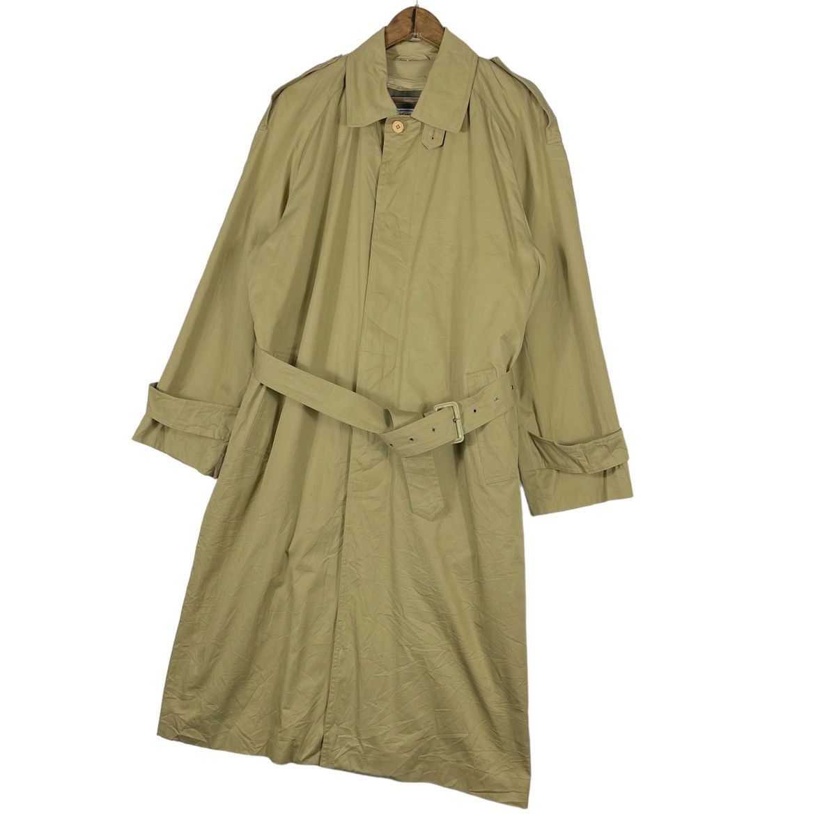 Vintage × Yves Saint Laurent Vintage Yves Saint Laurent Long Jacket Trench Coat Size US L / EU 52-54 / 3 - 10 Thumbnail