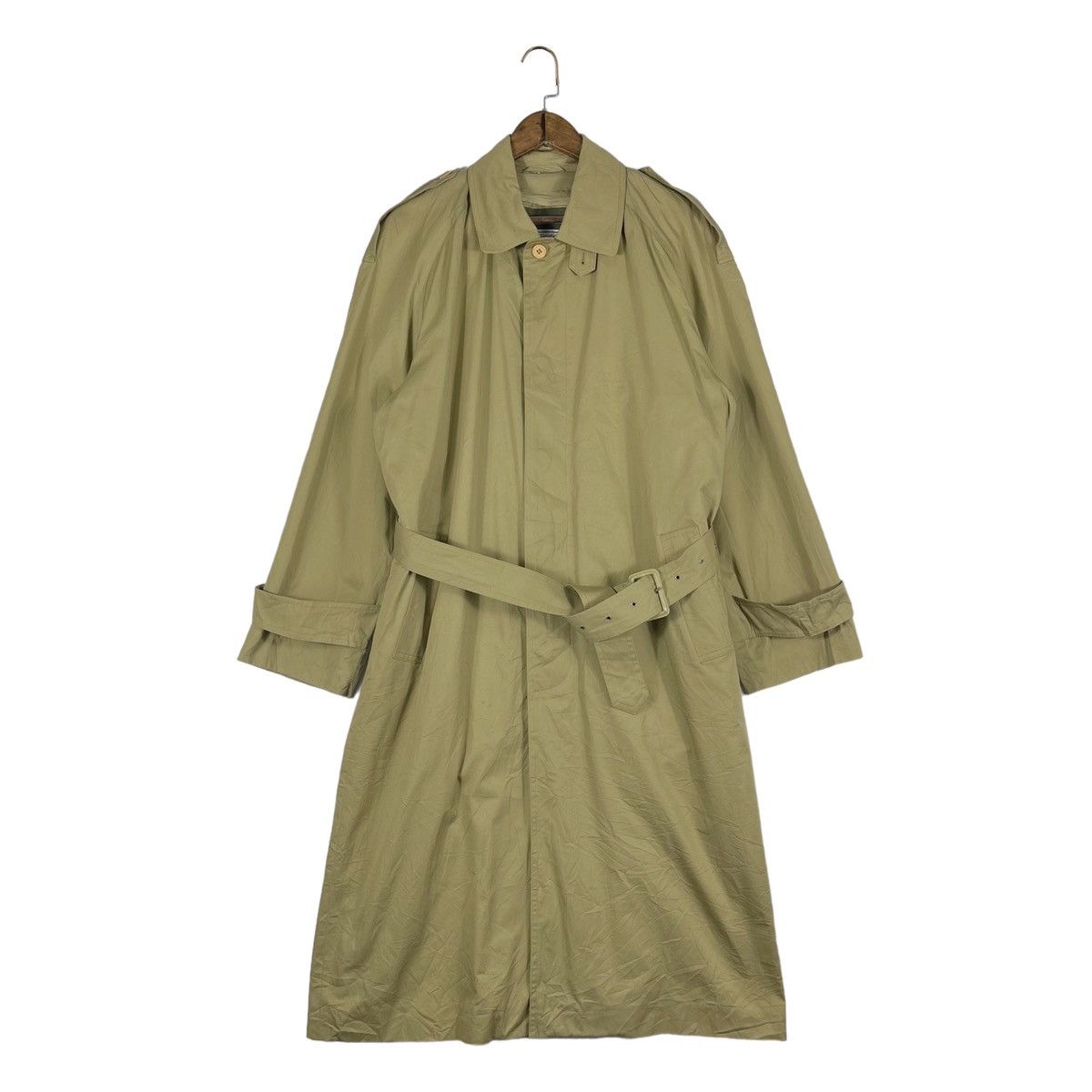Vintage × Yves Saint Laurent Vintage Yves Saint Laurent Long Jacket Trench Coat Size US L / EU 52-54 / 3 - 2 Thumbnail