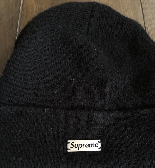 Supreme metal hot sale plate beanie