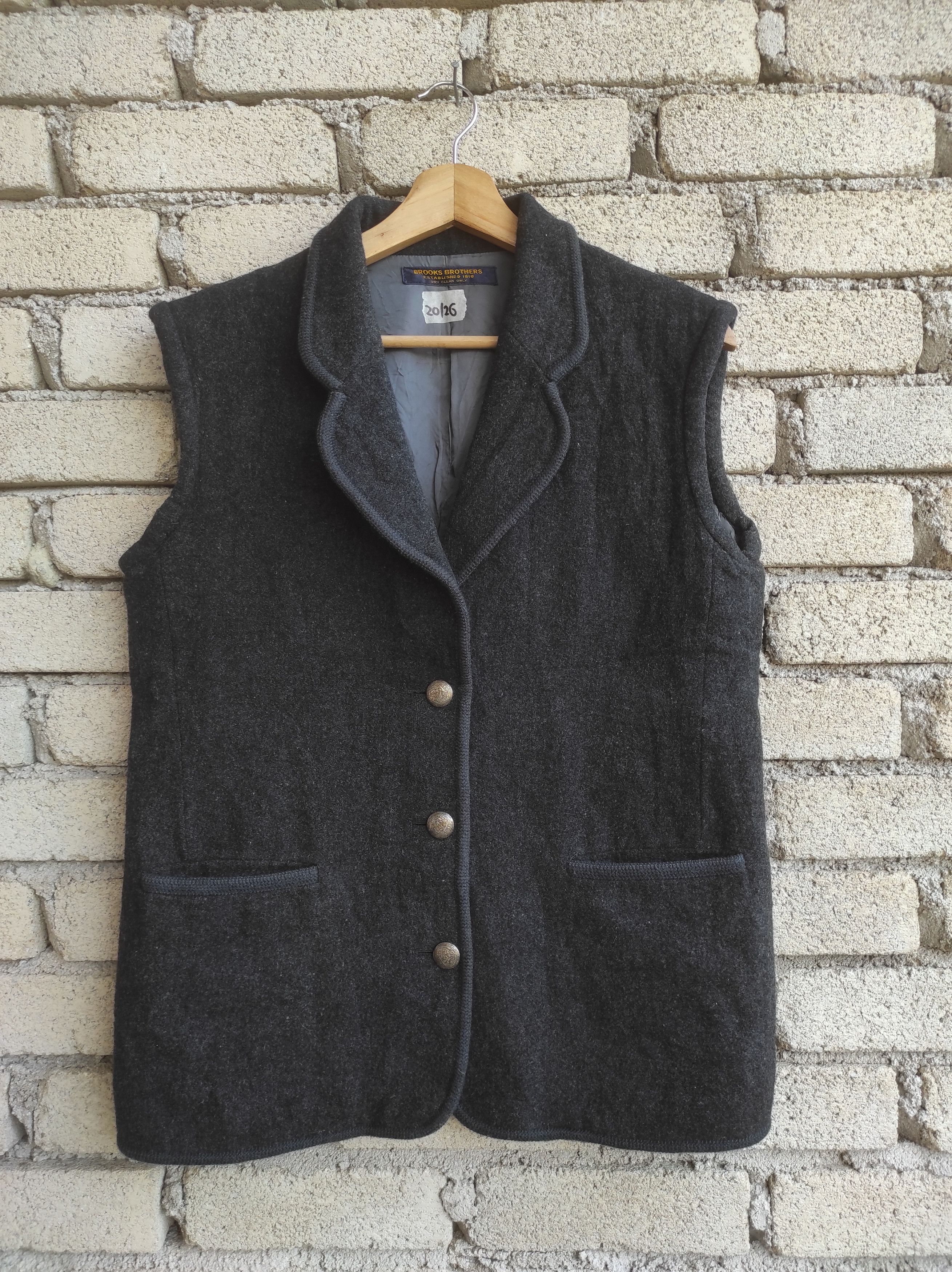 brooks brothers japan vest jacket sleeveless