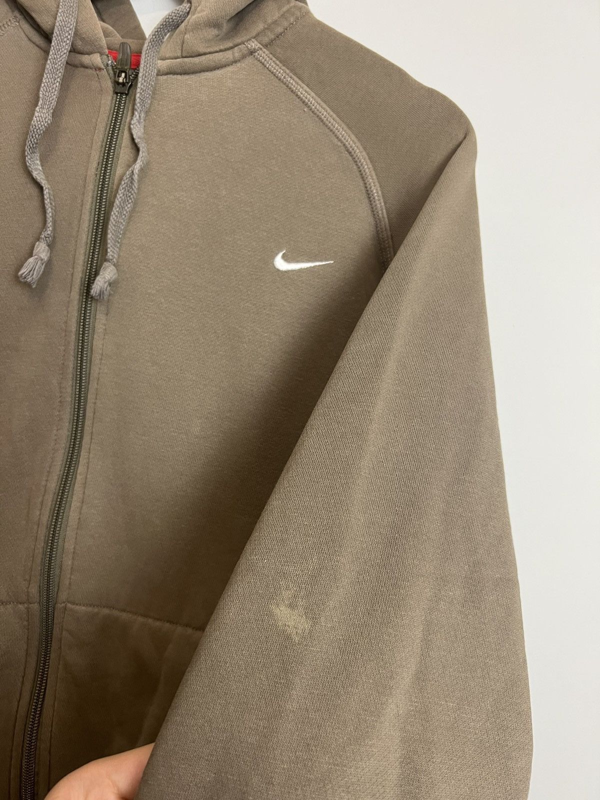 Nike RARE💥 Y2K VINTAGE BROWN NIKE TRAVIS ZIP HOODIE HYPE GRAIL Size US L / EU 52-54 / 3 - 4 Thumbnail