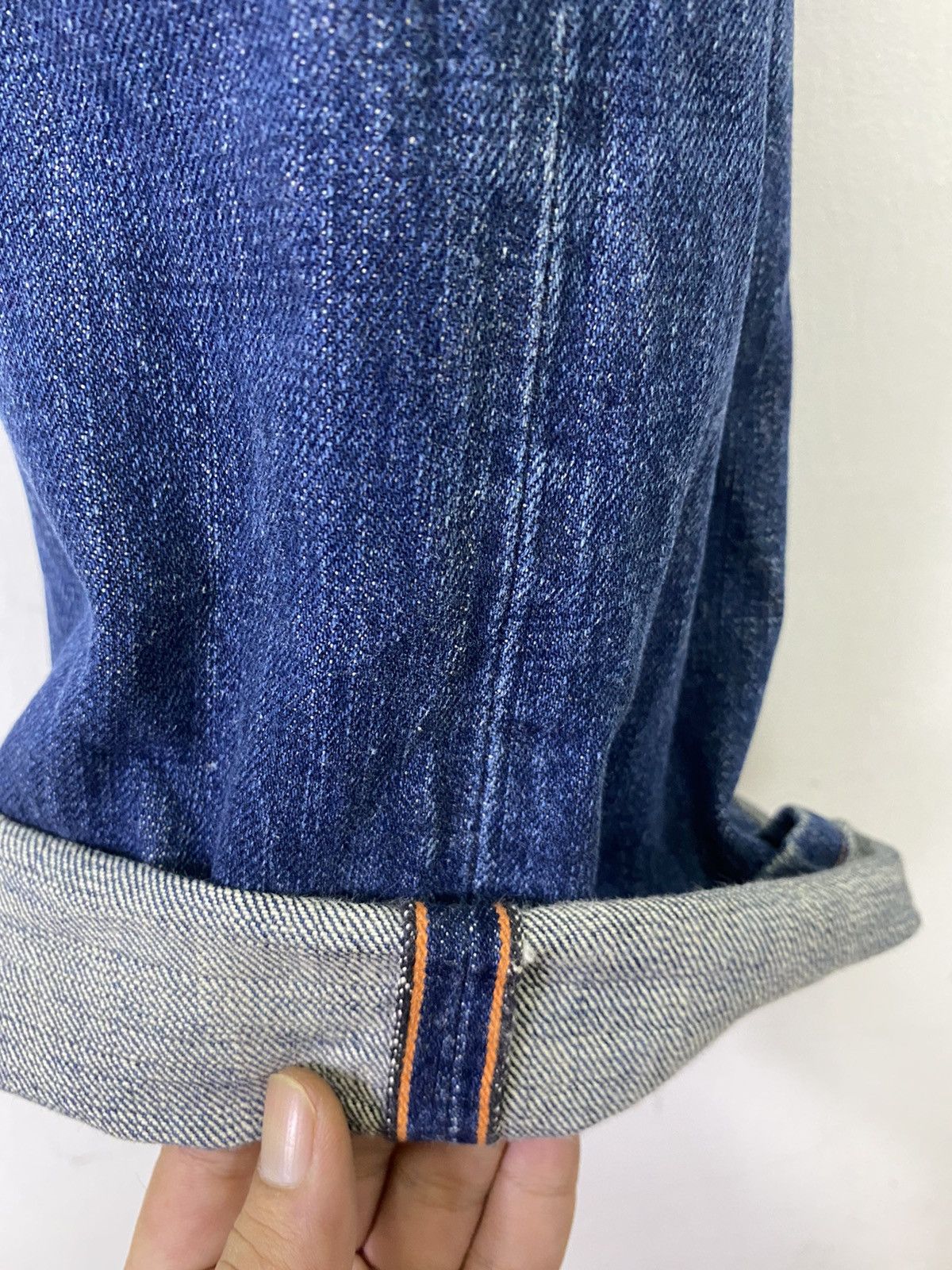 Japanese Brand × OMNIGOD Redline🔥Vintage Selvedge Omnigod Denim Jeans Size US 33 - 8 Thumbnail