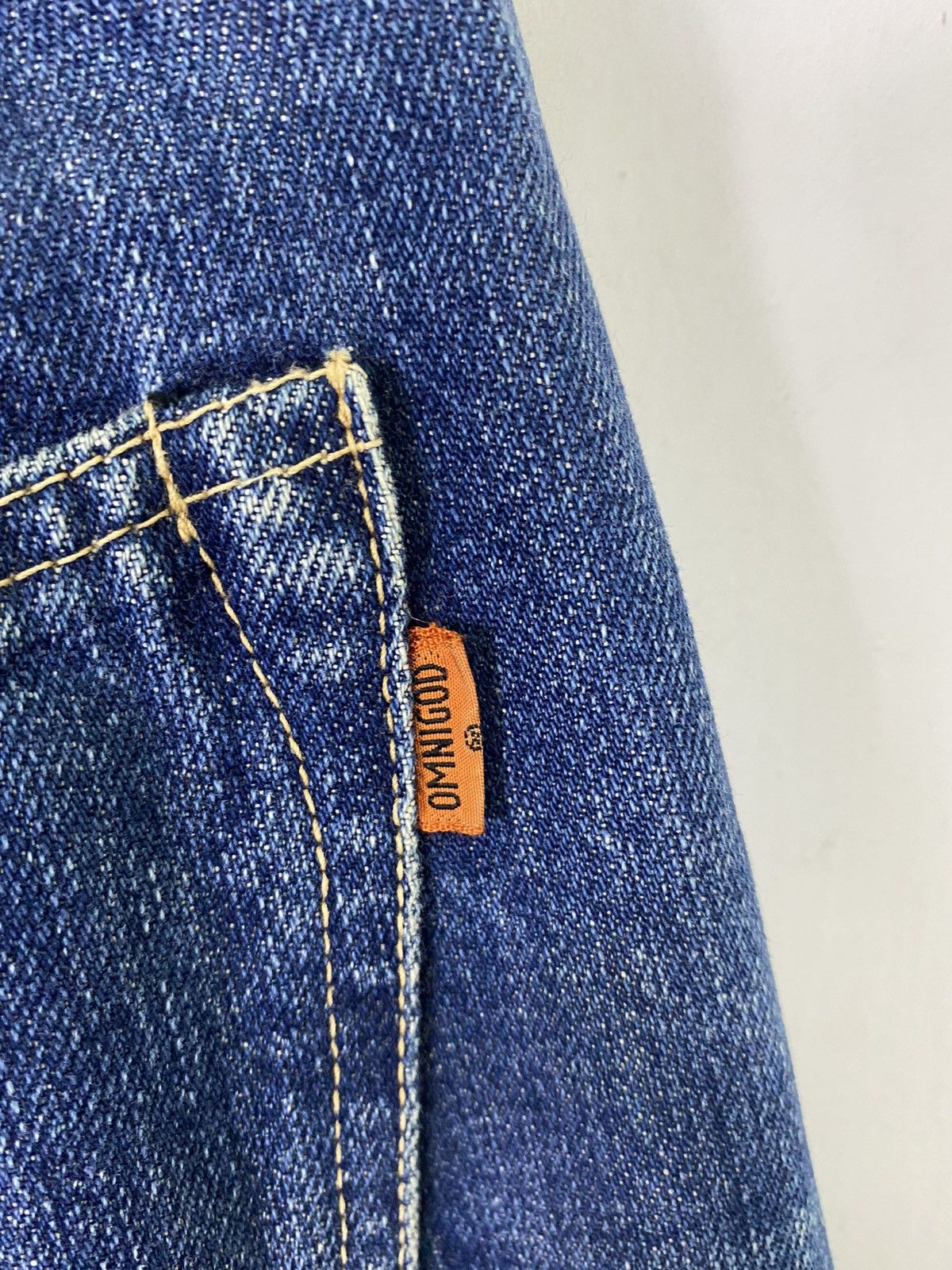 Japanese Brand × OMNIGOD Redline🔥Vintage Selvedge Omnigod Denim Jeans Size US 33 - 6 Thumbnail