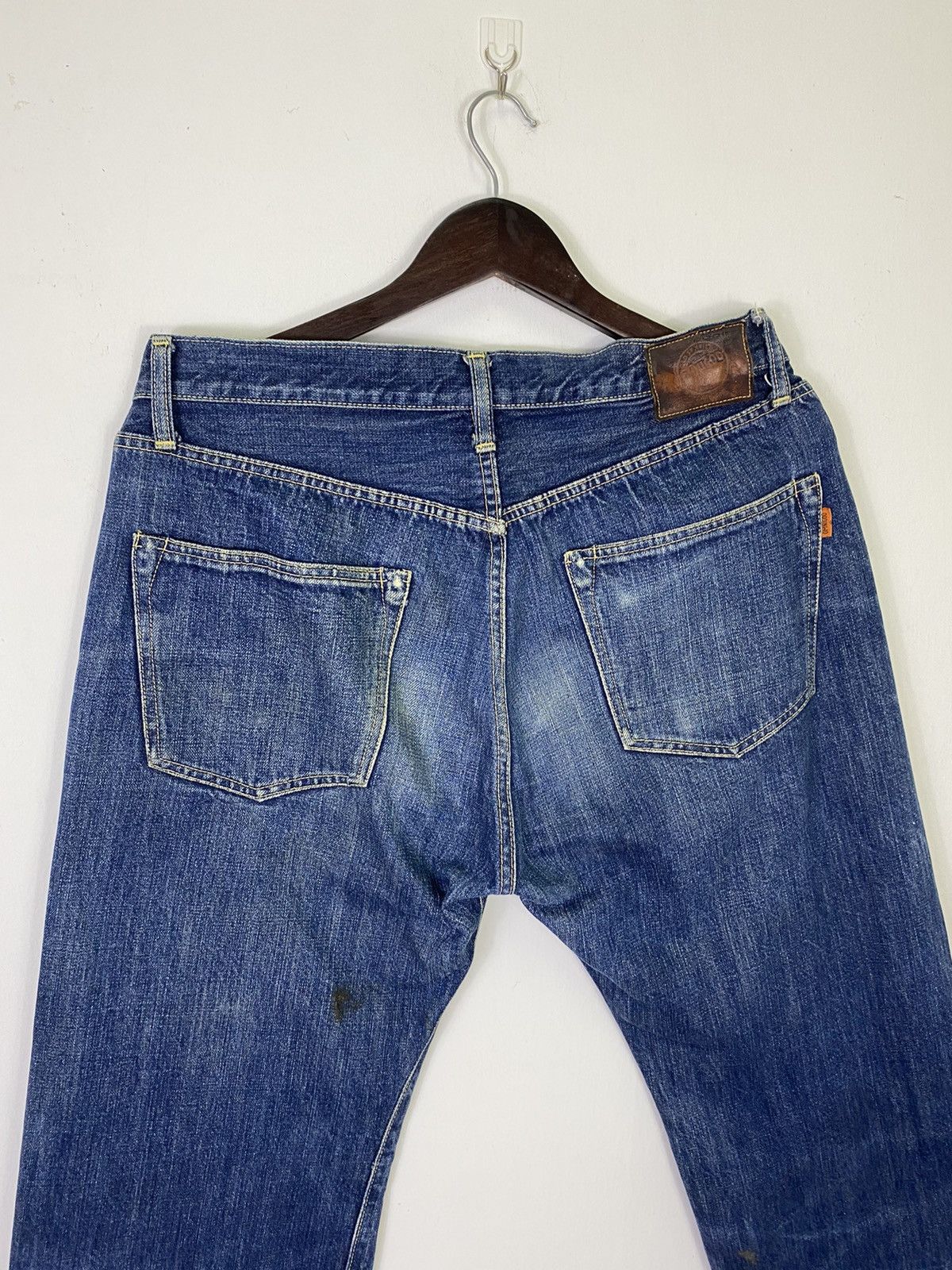 Japanese Brand × OMNIGOD Redline🔥Vintage Selvedge Omnigod Denim Jeans Size US 33 - 4 Thumbnail