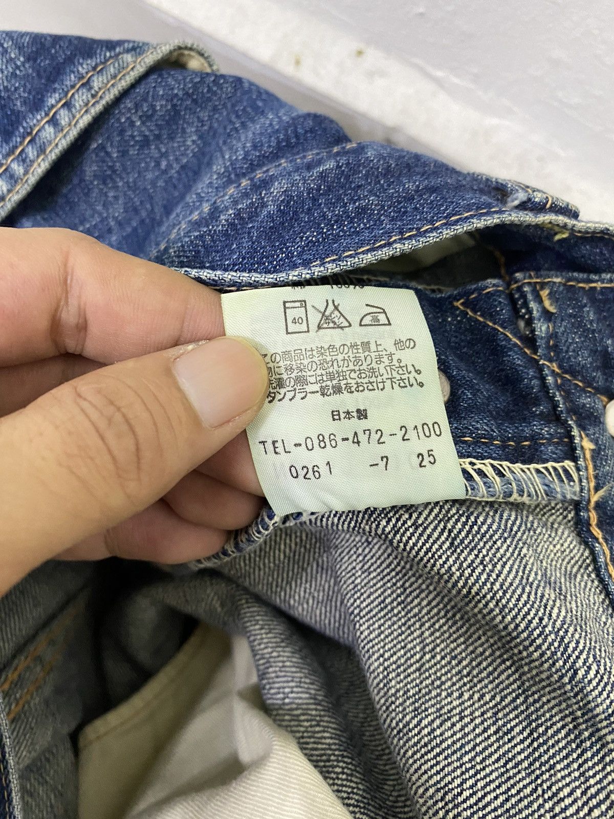 Japanese Brand × OMNIGOD Redline🔥Vintage Selvedge Omnigod Denim Jeans Size US 33 - 10 Thumbnail