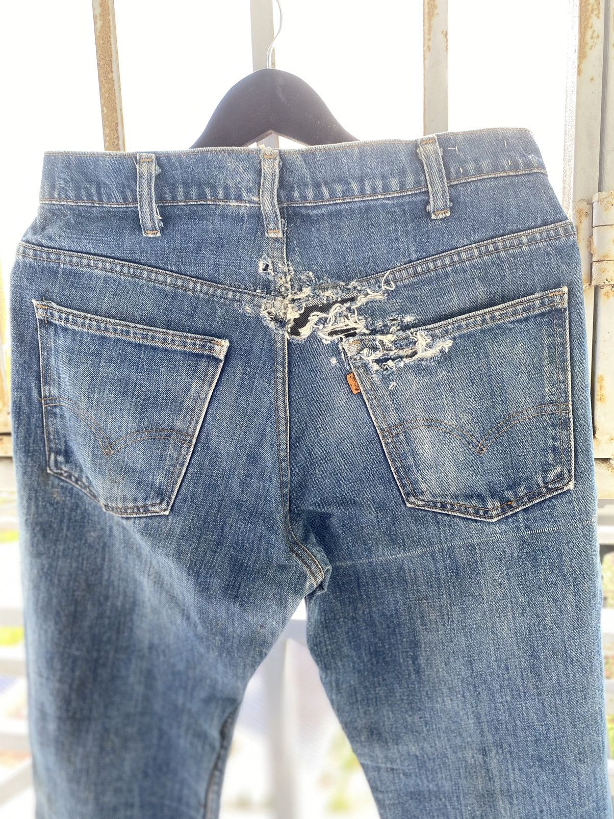 Levi's × Vintage OFFER🔥 Vintage 70s Levis Single Button Stamp 8' Denim Jeans Size US 33 - 5 Thumbnail